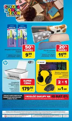 Pogląd oferty "Carrefour gazetka - Szkoła nowy sezon" - ważna od 27.07.2026 | Strona: 64 | Produkty: Karta, Słuchawki