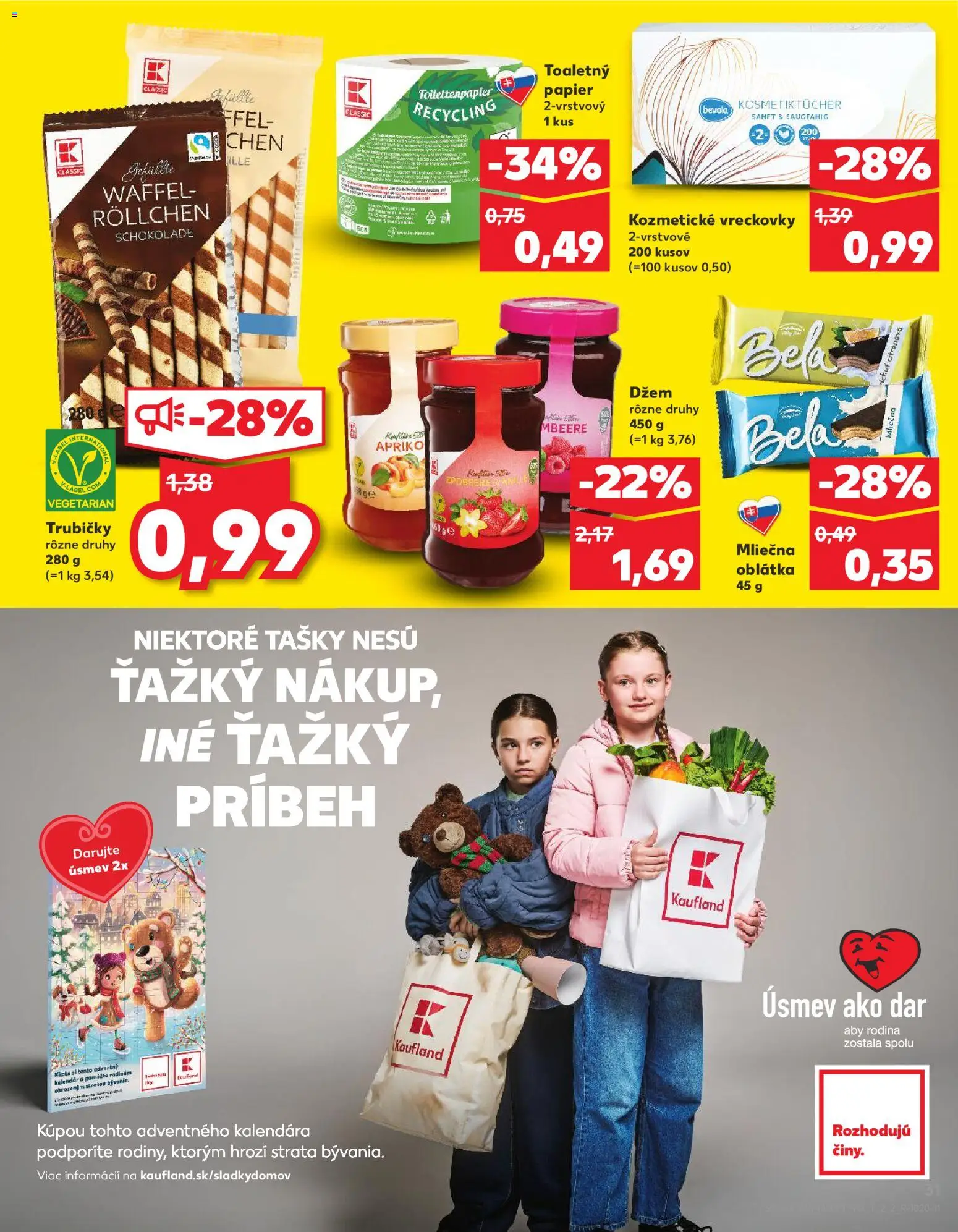 Nové Kaufland akcie – leták je platný od 30.10.2025 | Strana: 31 | Produkty: Džem, Toaletný papier