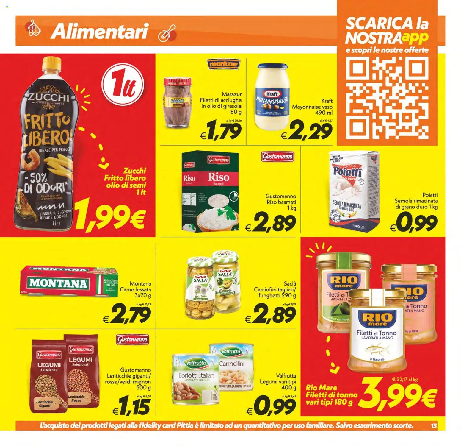 Volantino SuperConveniente del 13/10/2026 | Pagina: 15 | Prodotti: Riso, Olio, Olio di girasole, Vaso