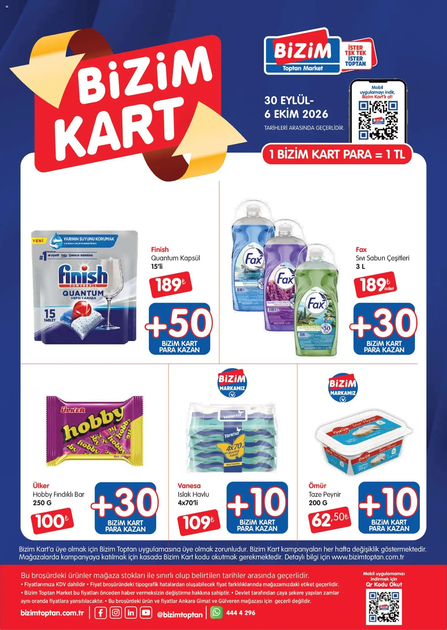 Bizim Toptan - Haftalık katalog - 30 Eylül 2026 tarihinden itibaren geçerlidir | Sayfa: 4 | Ürünler: Sabun, Peynir