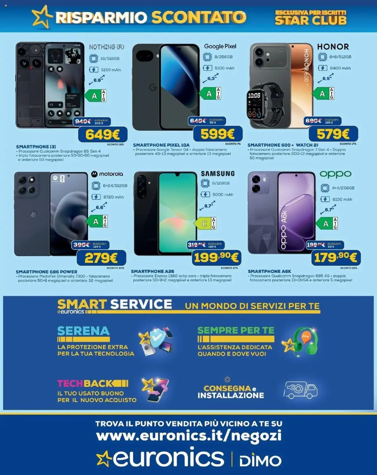 Volantino Euronics del 21.05.2026 | Pagina: 12 | Prodotti: Tè, Smartphone, Fotocamera, Samsung