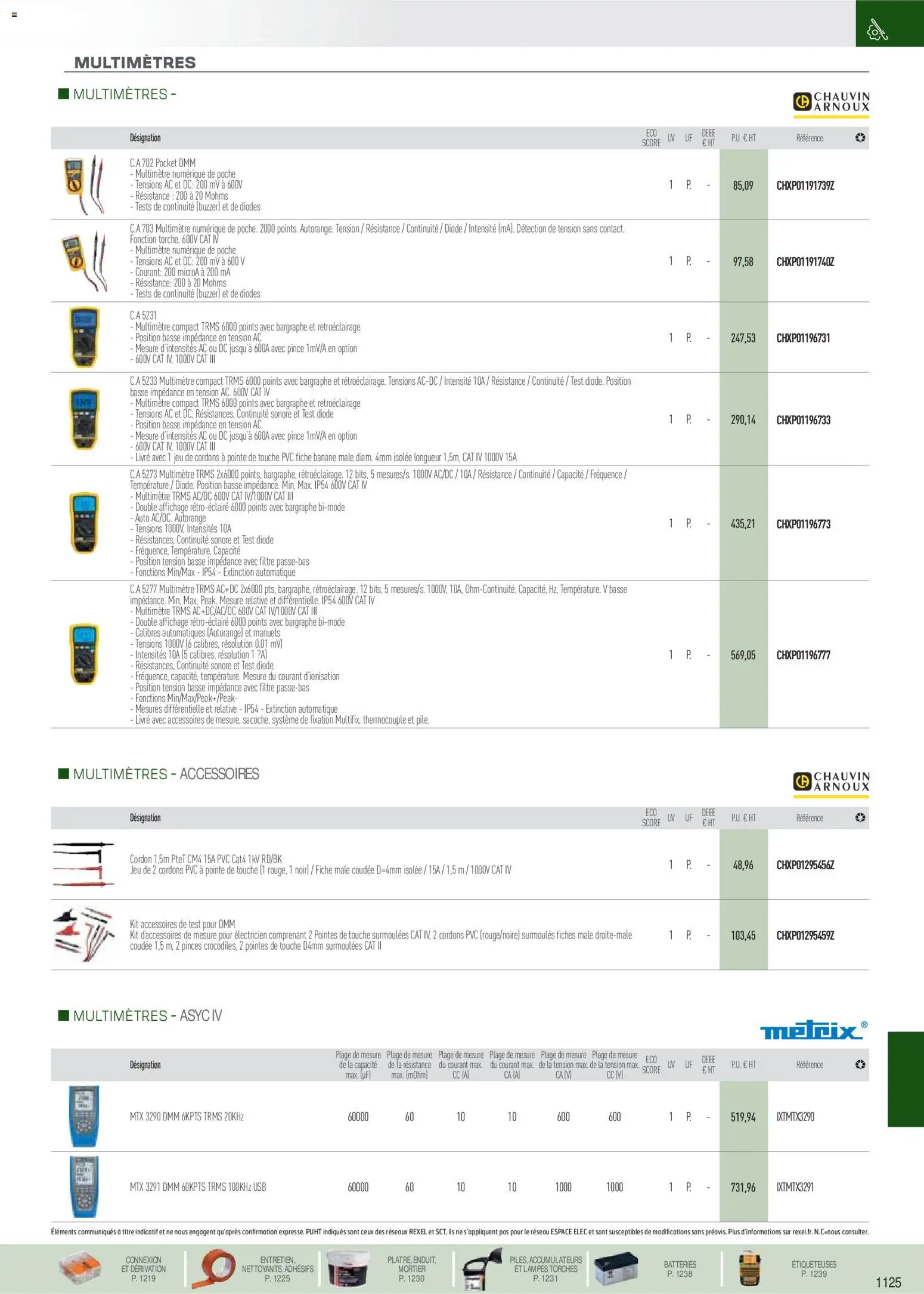 {H1} | Page: 16 | Produits: USB, Pinces, Mortier, Livre