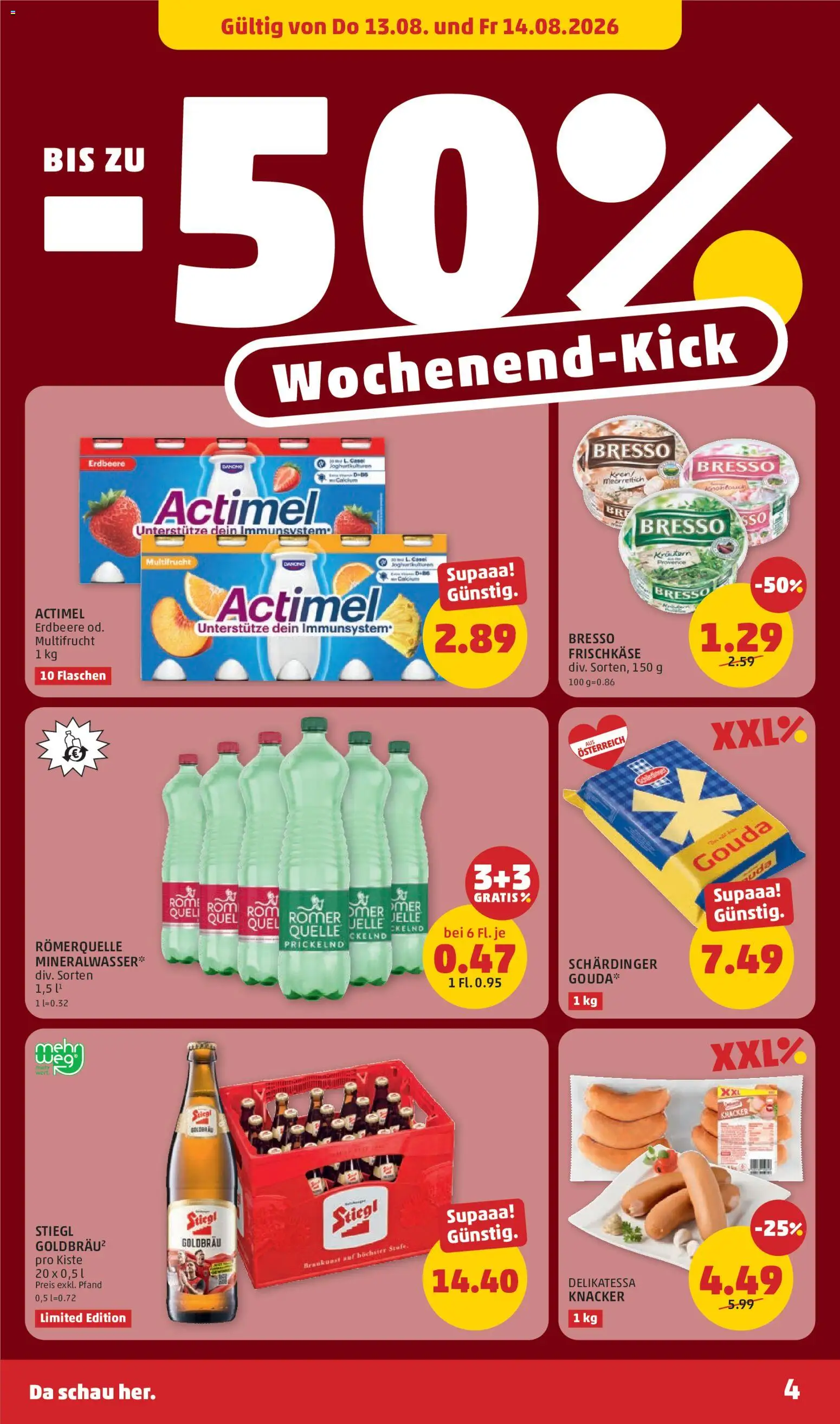 Penny Markt - Flugblatt gültig ab 13.08.2026 | Seite: 4 | Produkte: Meerrettich