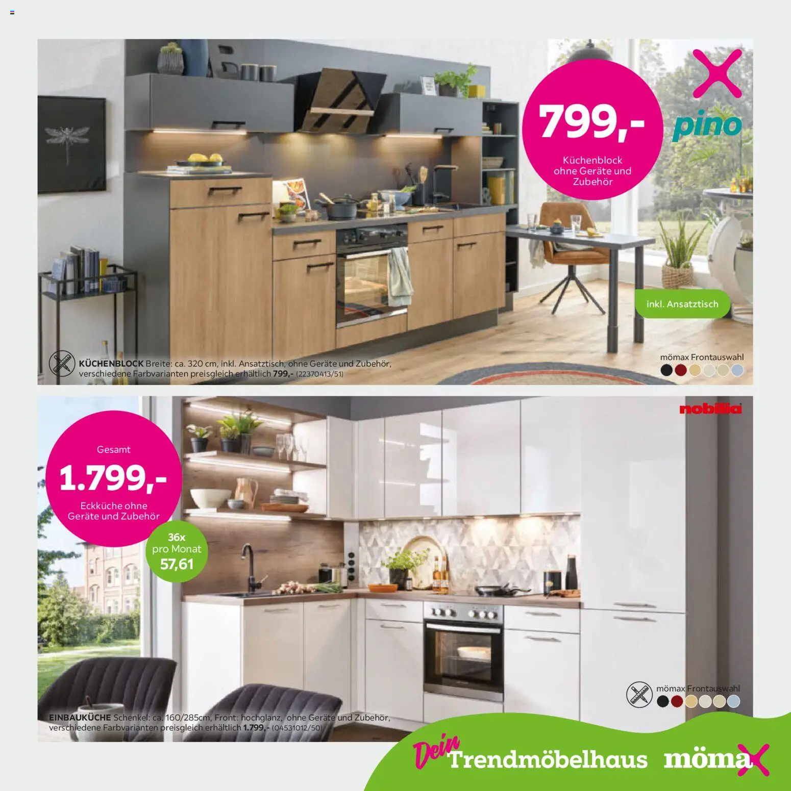 Mömax Prospekt – gültig ab 19.10.2026 | Seite: 7 | Produkte: Einbauküche, Küchenblock
