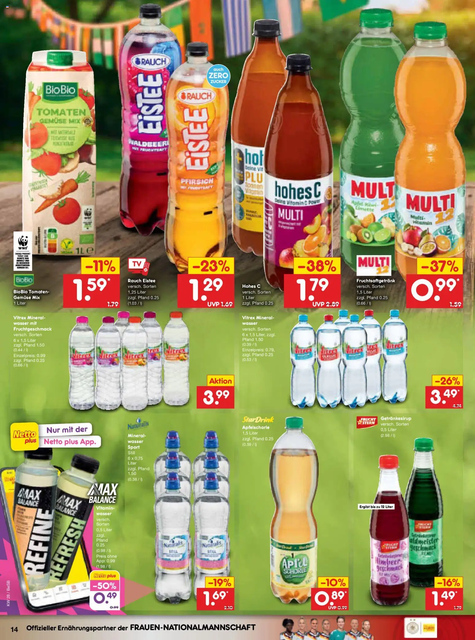 Netto Marken-Discount Prospekt – gültig ab 06.07.2026 | Seite: 20 | Produkte: Tomaten, Gemüse, Zucker, Hohes c