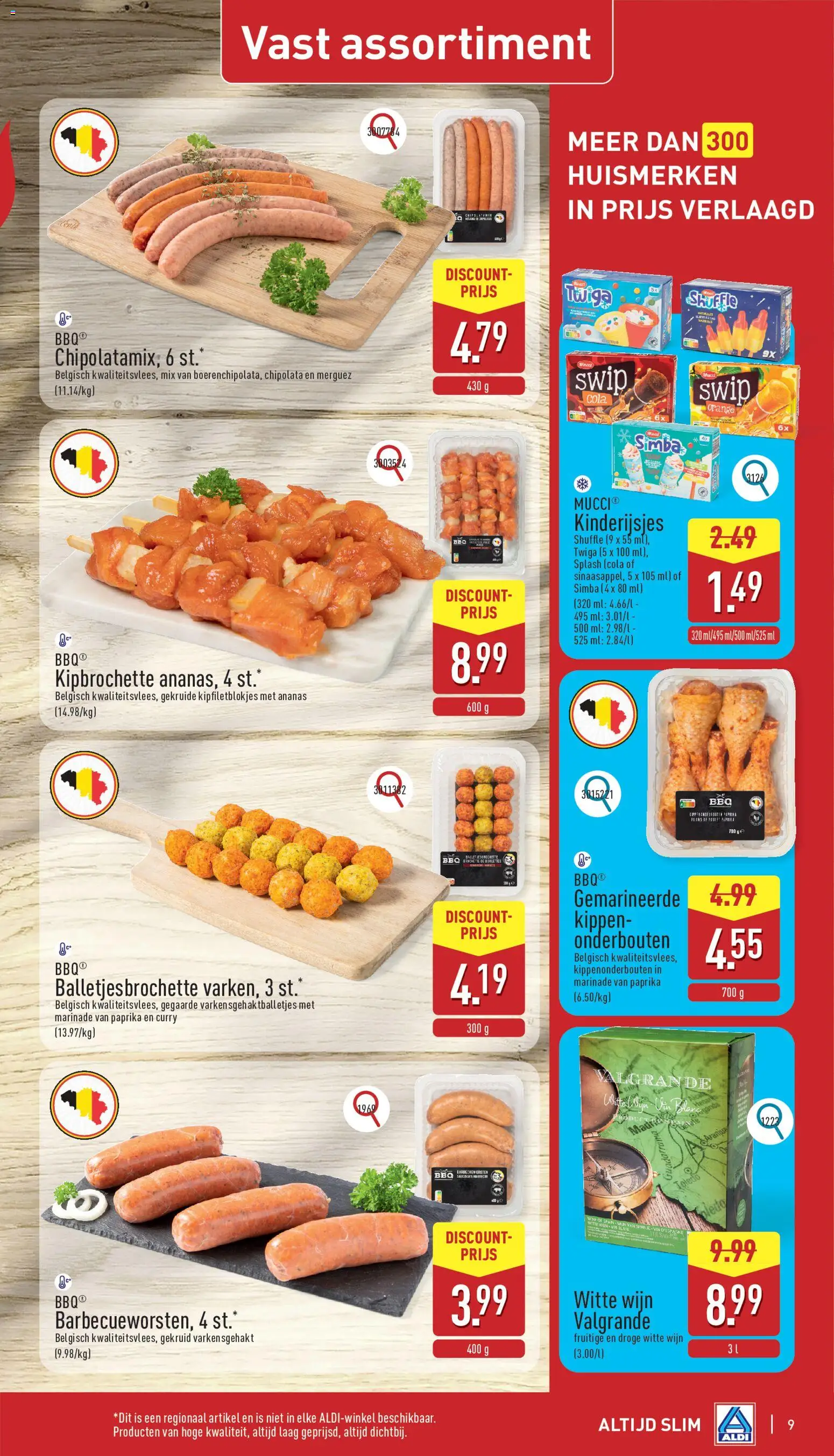 {H1} | Pagina: 9 | Producten: Wijn, Pulykaszárny, Chipolata, Ananas
