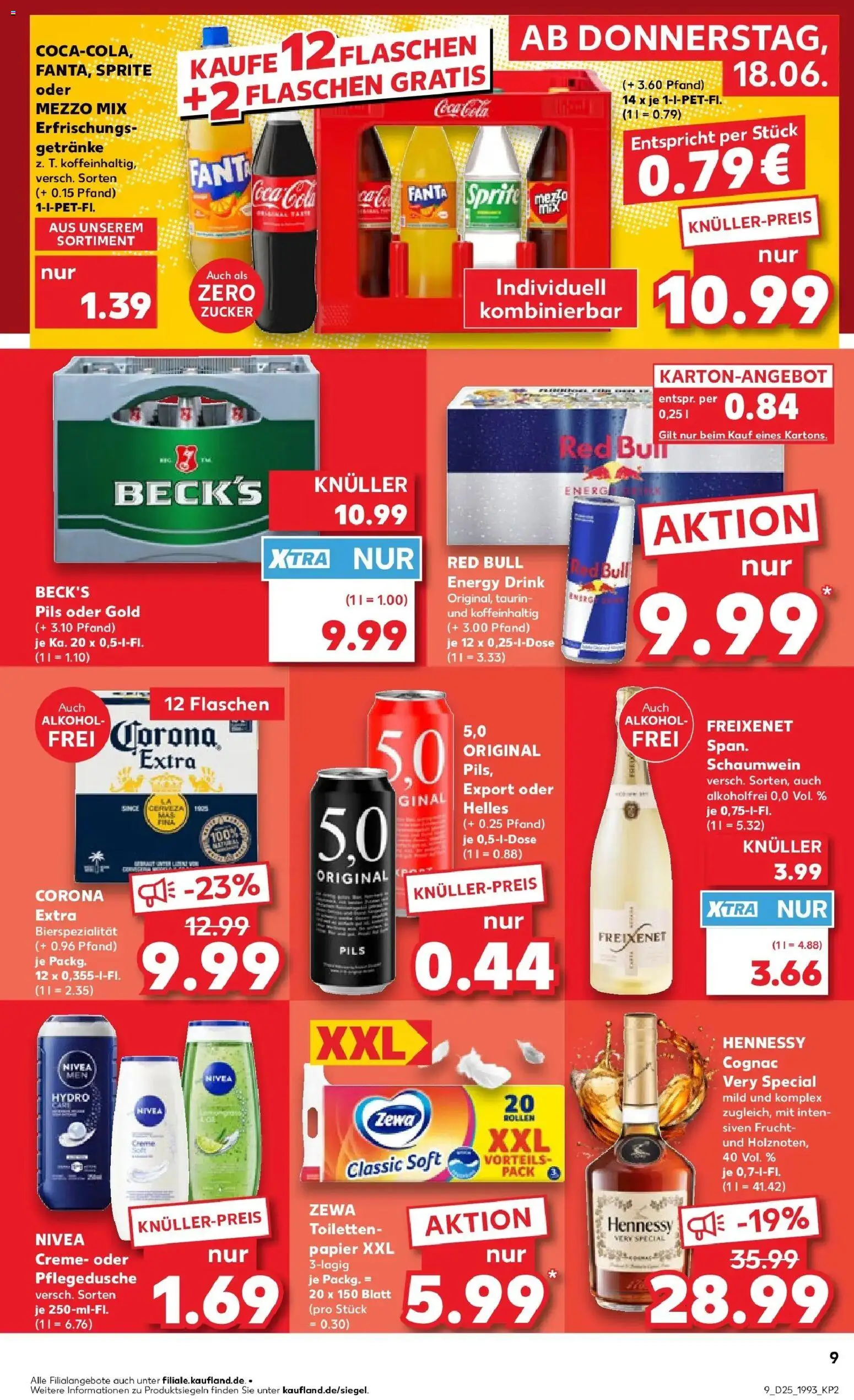 Kaufland Prospekt Marktredwitz – gültig ab 15.06.2026 | Seite: 20 | Produkte: Red bull, Freixenet, Creme, Shower Gel