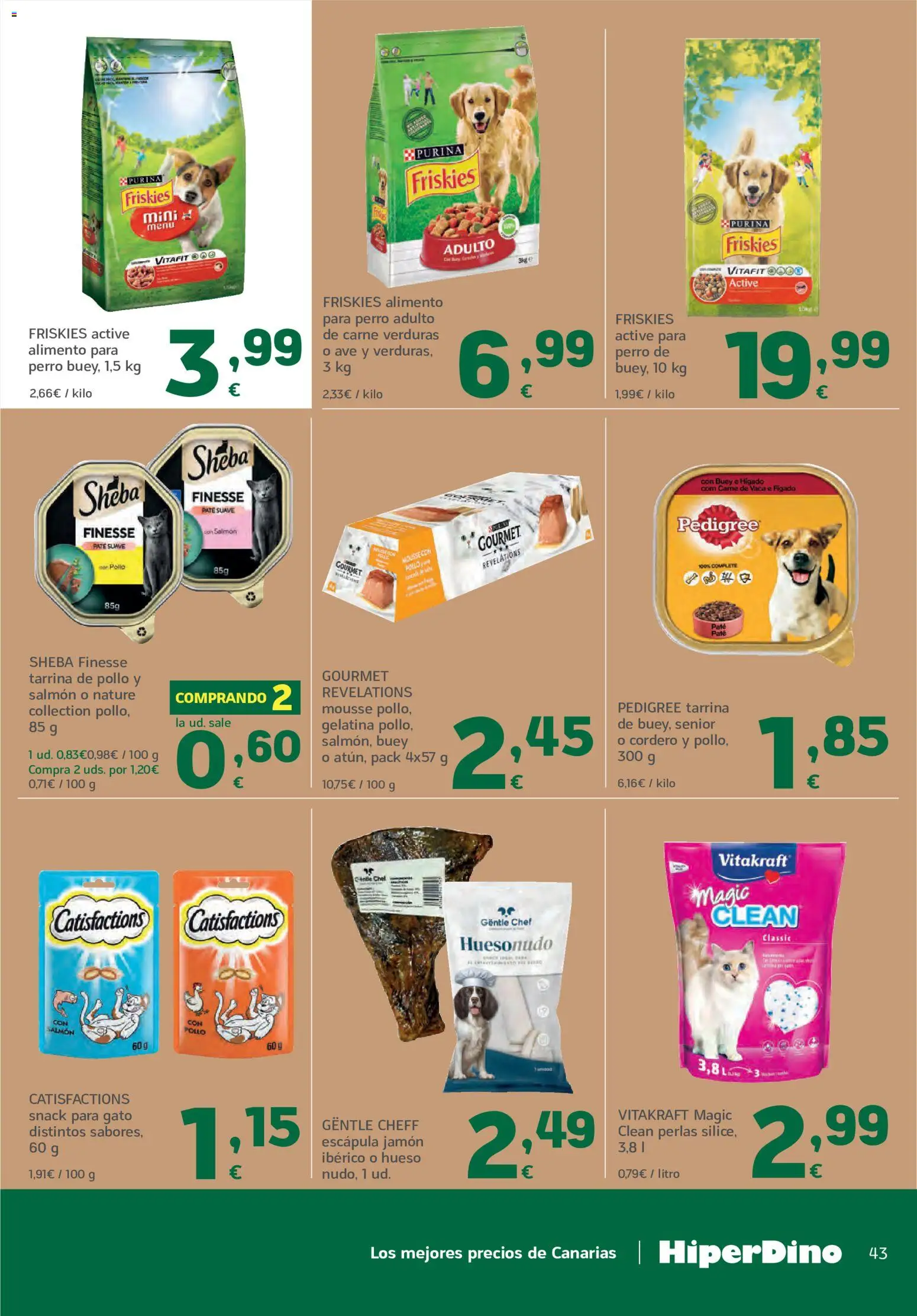 HiperDino folleto │ válido desde el 25/08/2026 | Página: 43 | Productos: Mousse, Jamón, Hígado, Carne