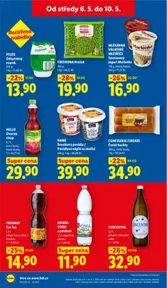 Náhled letáku MLÉKÁRNA VALAŠSKÉ MEZIŘÍČÍ Smetanový jogurt Marlenka, 150 g, klasik/kakao, smetanový jogurt od 06.05.2026 | Strana: 22