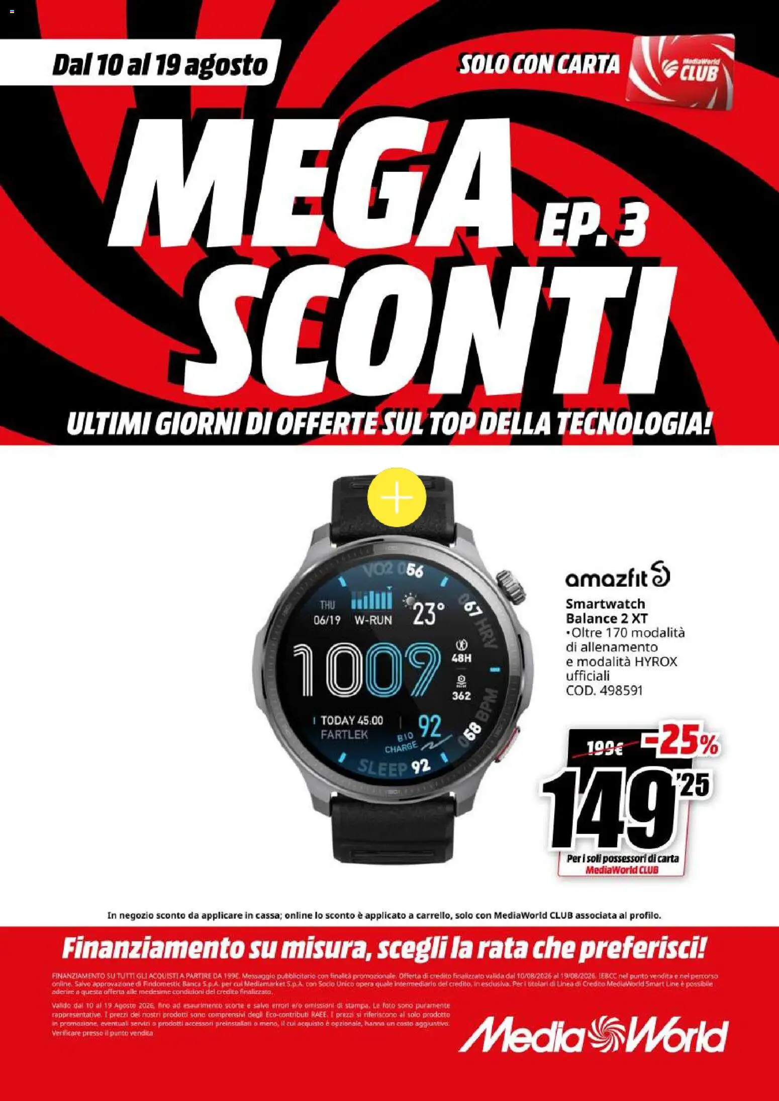 Volantino Media World del 10/08/2026 | Pagina: 8