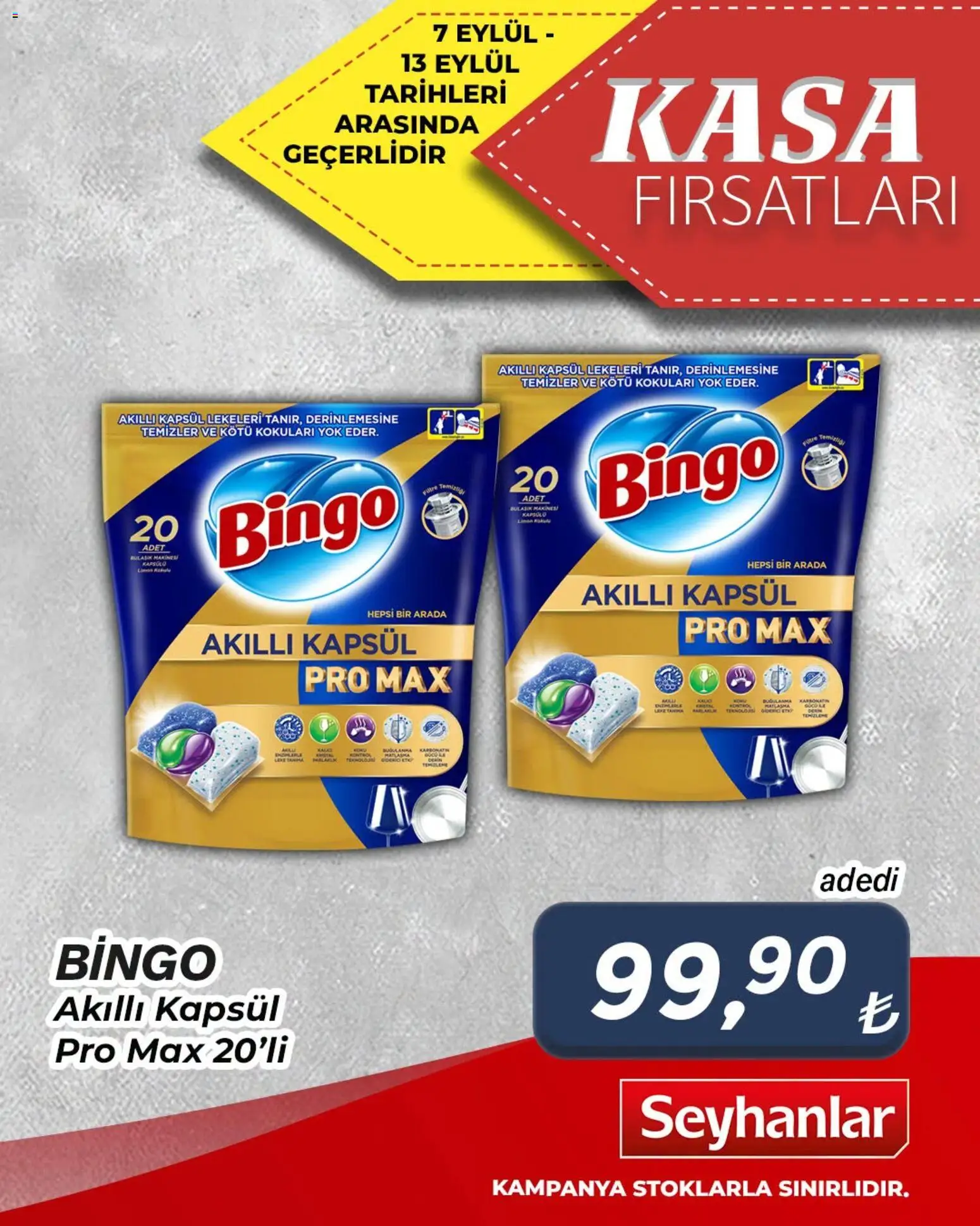 Seyhanlar Market - Katalog Kasa Fırsatları - 07 Eylül 2026 tarihinden itibaren geçerlidir | Sayfa: 2 | Ürünler: Kasa, Bulaşık makinesi