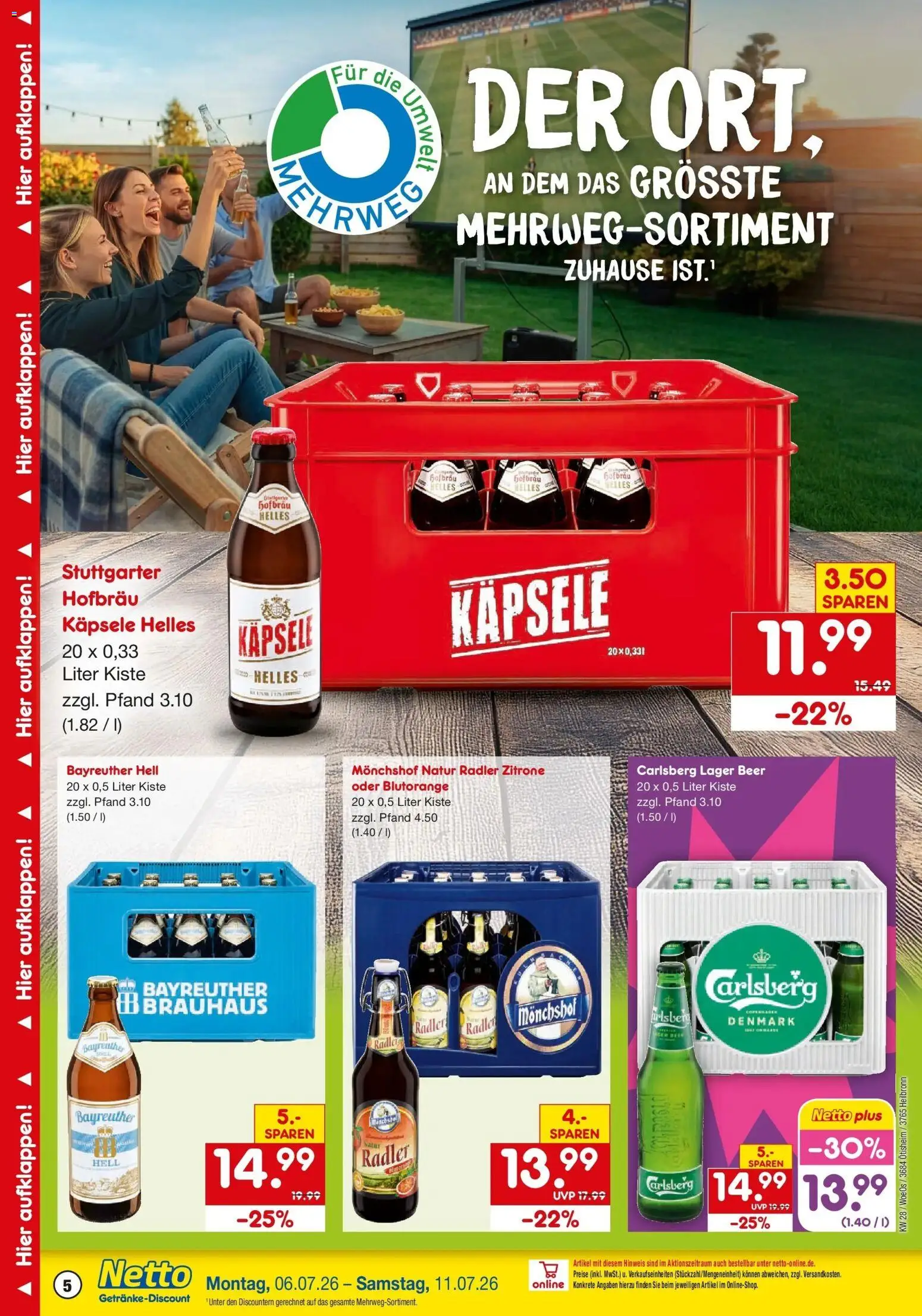 Netto Marken-Discount - Netto: Getränkeangebote – gültig ab 05.07.2026 | Seite: 5