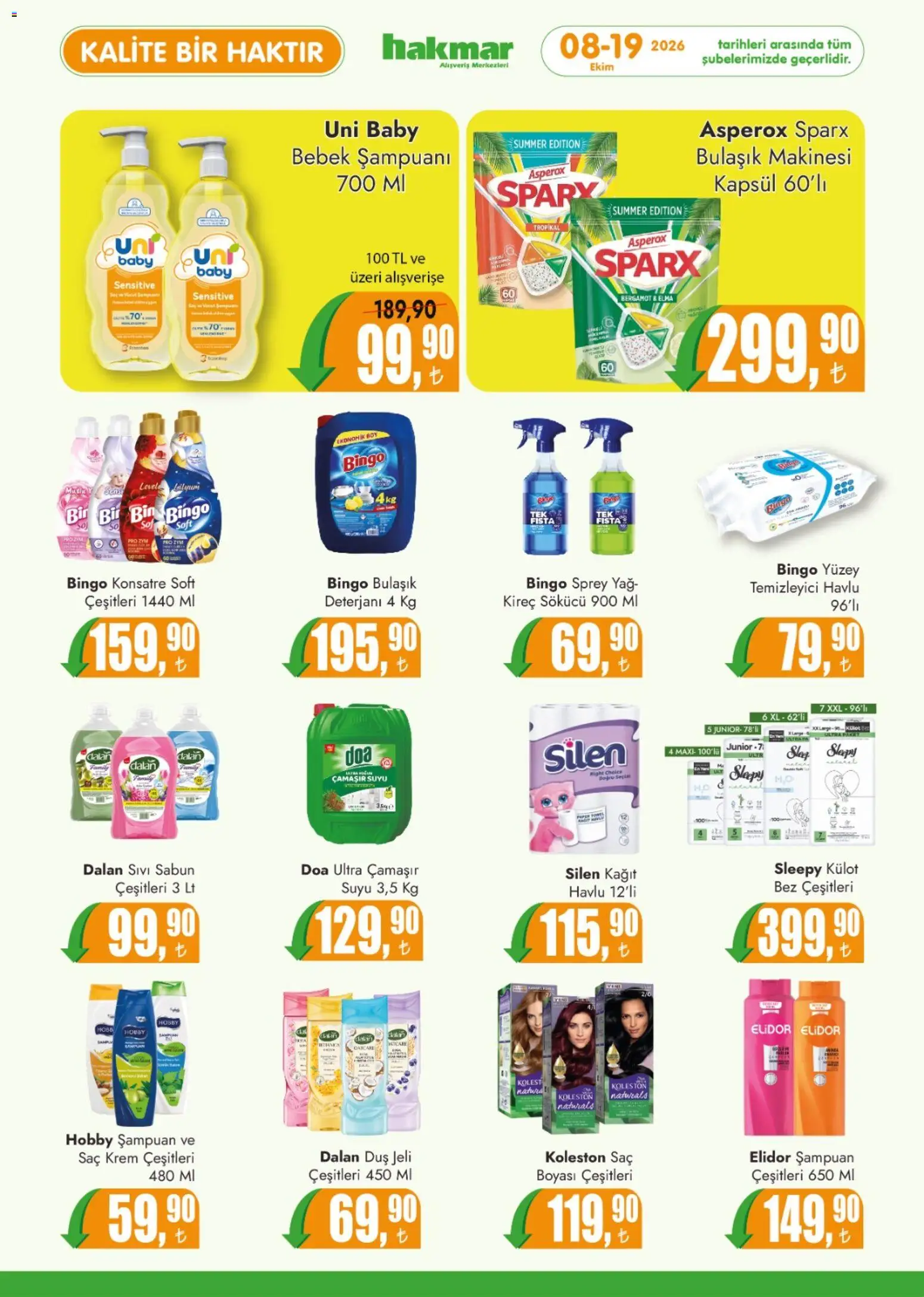 Hakmar Katalog - 08 Ekim 2026 tarihinden itibaren geçerlidir | Sayfa: 7
