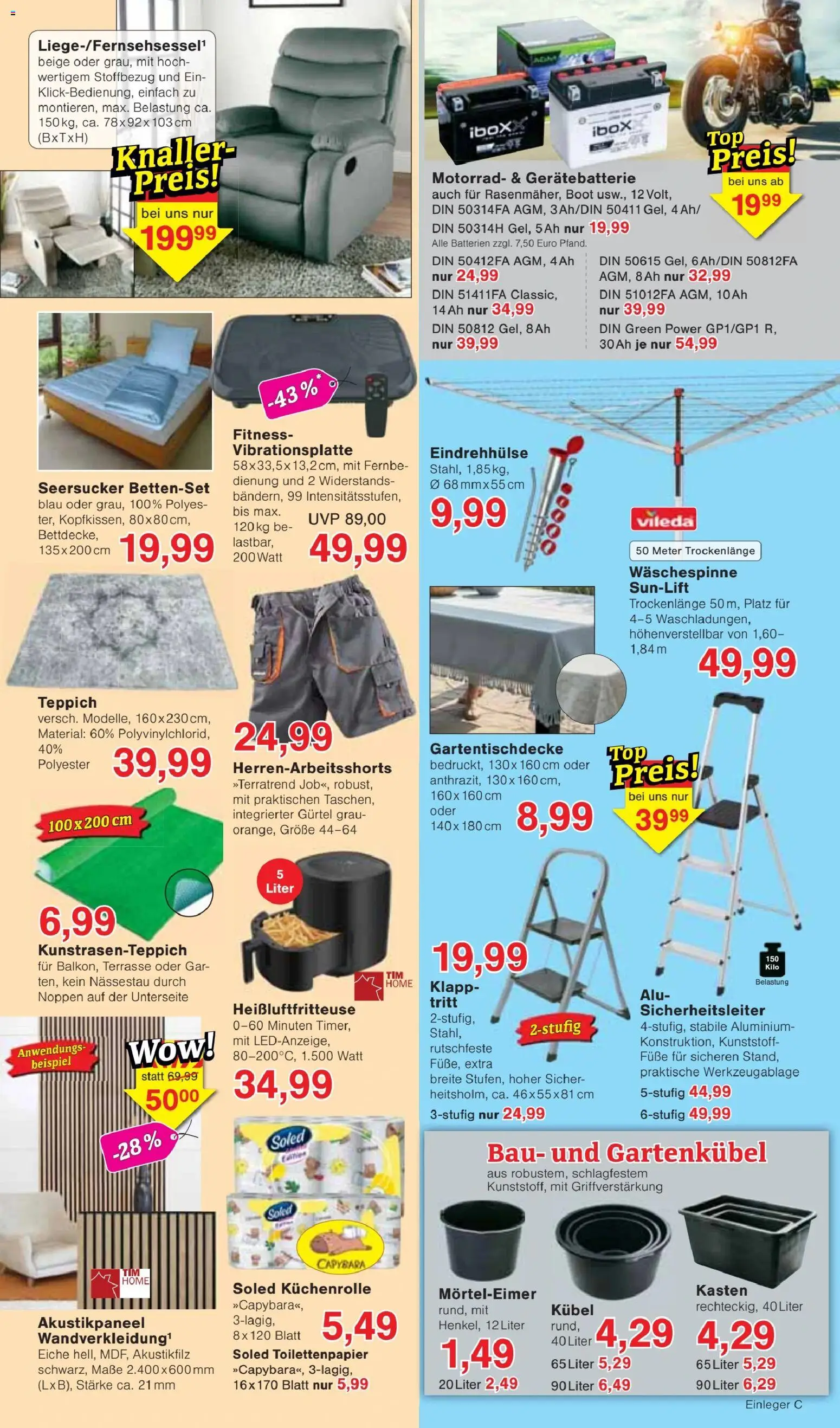 Jawoll Prospekt – gültig ab 01.06.2026 | Seite: 9 | Produkte: Bettenset, Teppich, Heißluftfritteuse, Küchenrolle