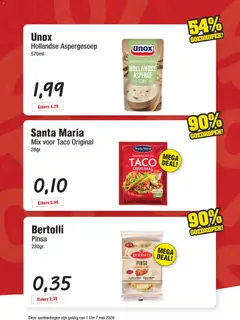 Budget Food folder - Voorbeeld van een folder van Budget Food, geldig van 01.05.2026 | Pagina: 6 | Producten: Taco, Quinoa