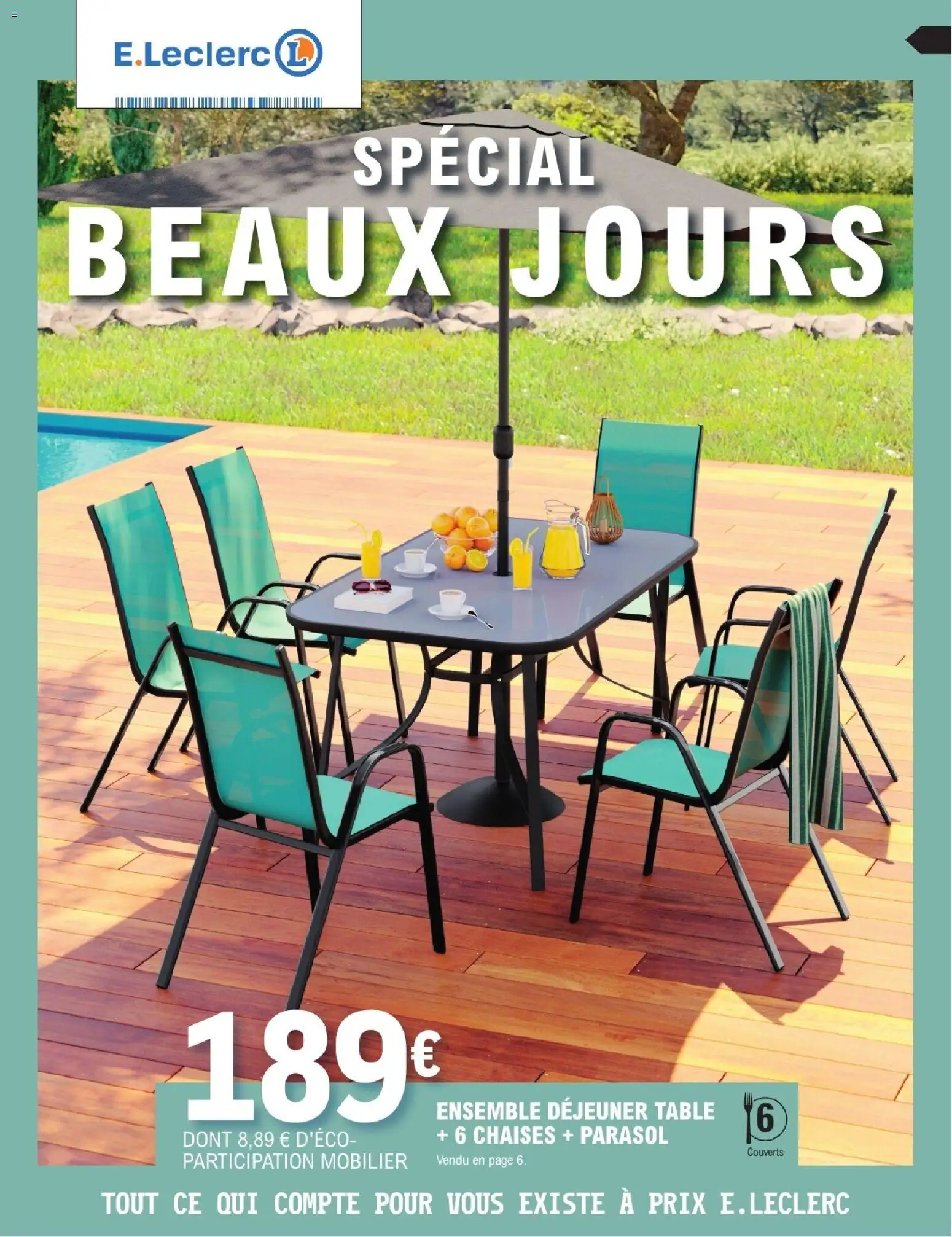 {H1} | Page: 1 | Produits: Table, Parasol