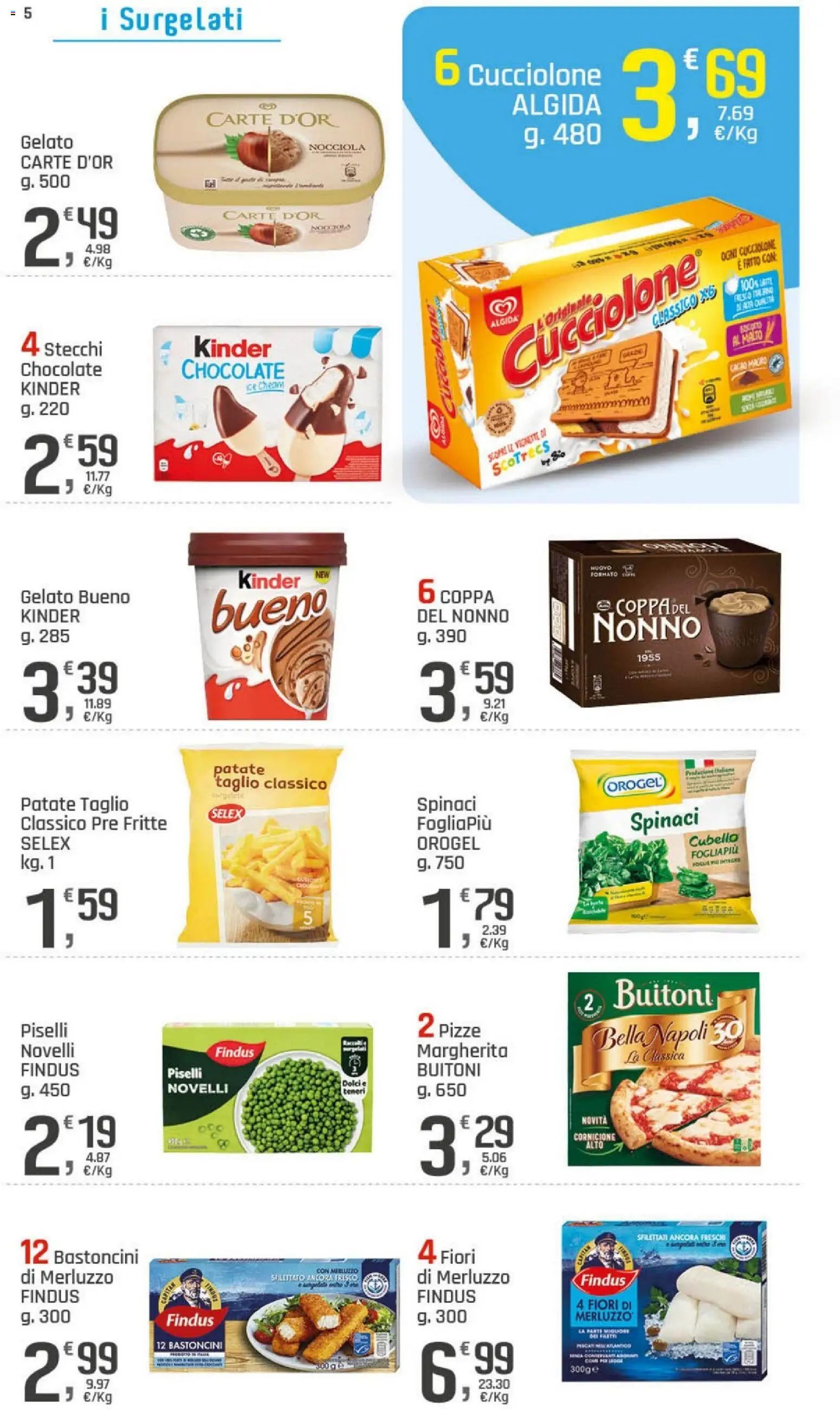 Volantino DOK del 20/08/2026 | Pagina: 5 | Prodotti: Patate, Latte, Fiori, Dolci