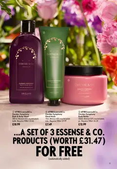 Preview of Oriflame - Offers valid from 29/07/2026 | Page: 11 | Products: Bath, Mask, Butter