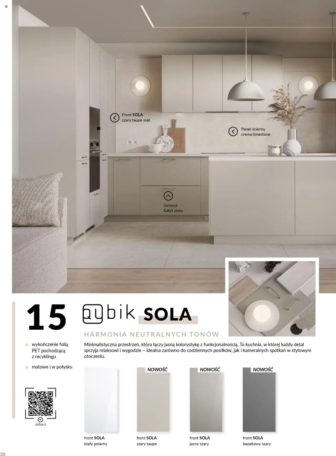 Salony Agata Gazetka - Kuchnie Qubik od 21.03.2025 | Strona: 38 | Produkty: Folia