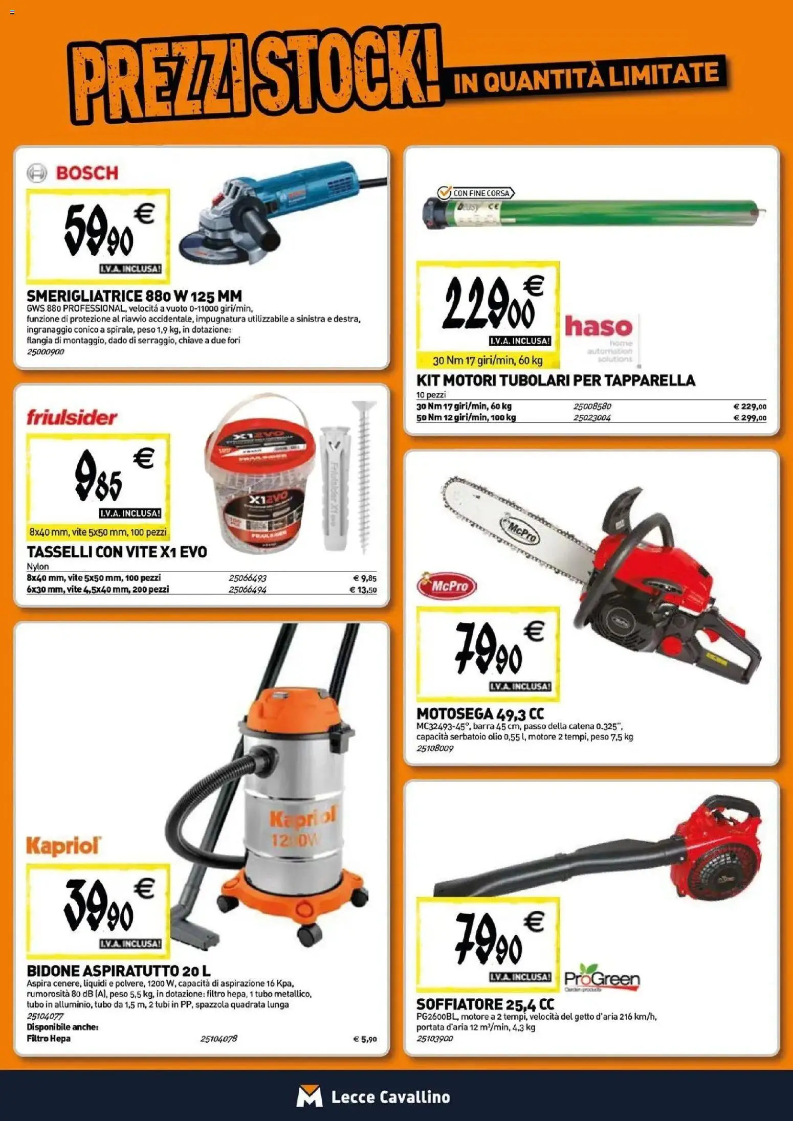 Volantino TECNOMAT del 29/10/2026 | Pagina: 19 | Prodotti: Spazzola, Tubo, Tubi, Smerigliatrice