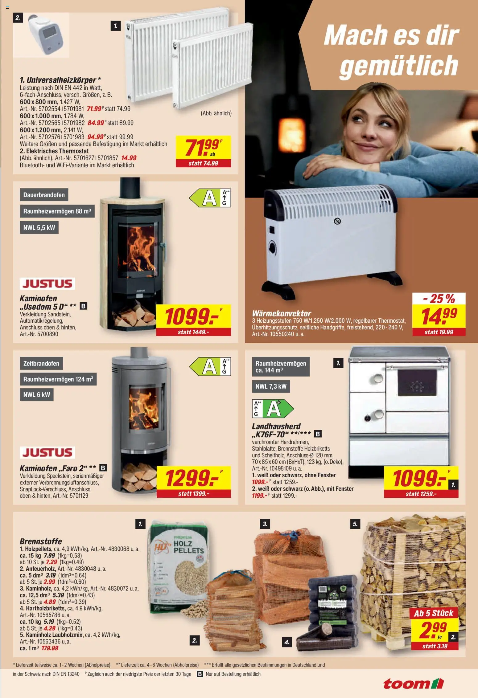 Toom Baumarkt Prospekt – gültig ab 12.10.2026 | Seite: 13 | Produkte: Kaminofen