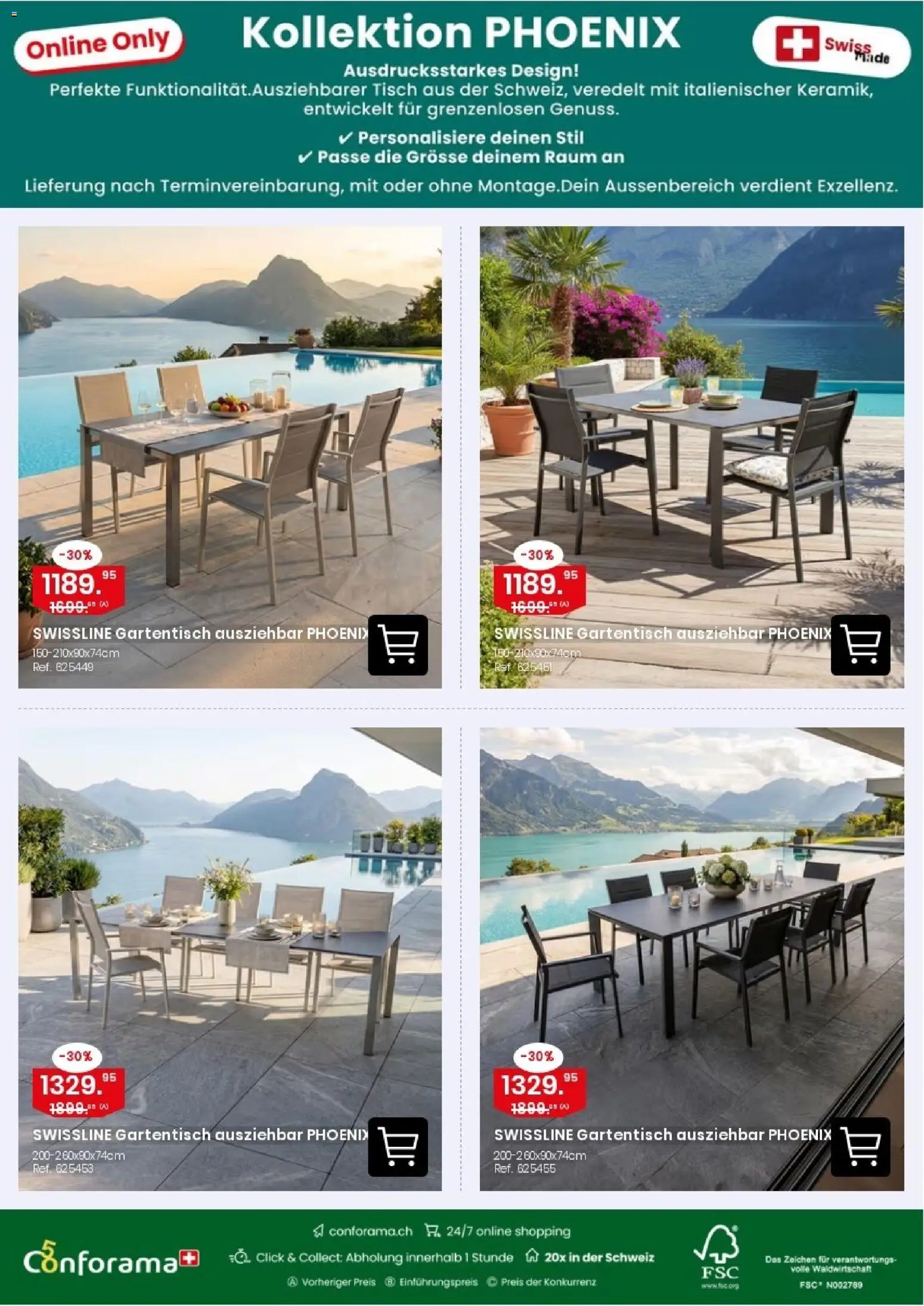 Conforama aktionen Tische & Stühle – gültig ab 07.10.2026 | Seite: 10 | Produkte: Tisch