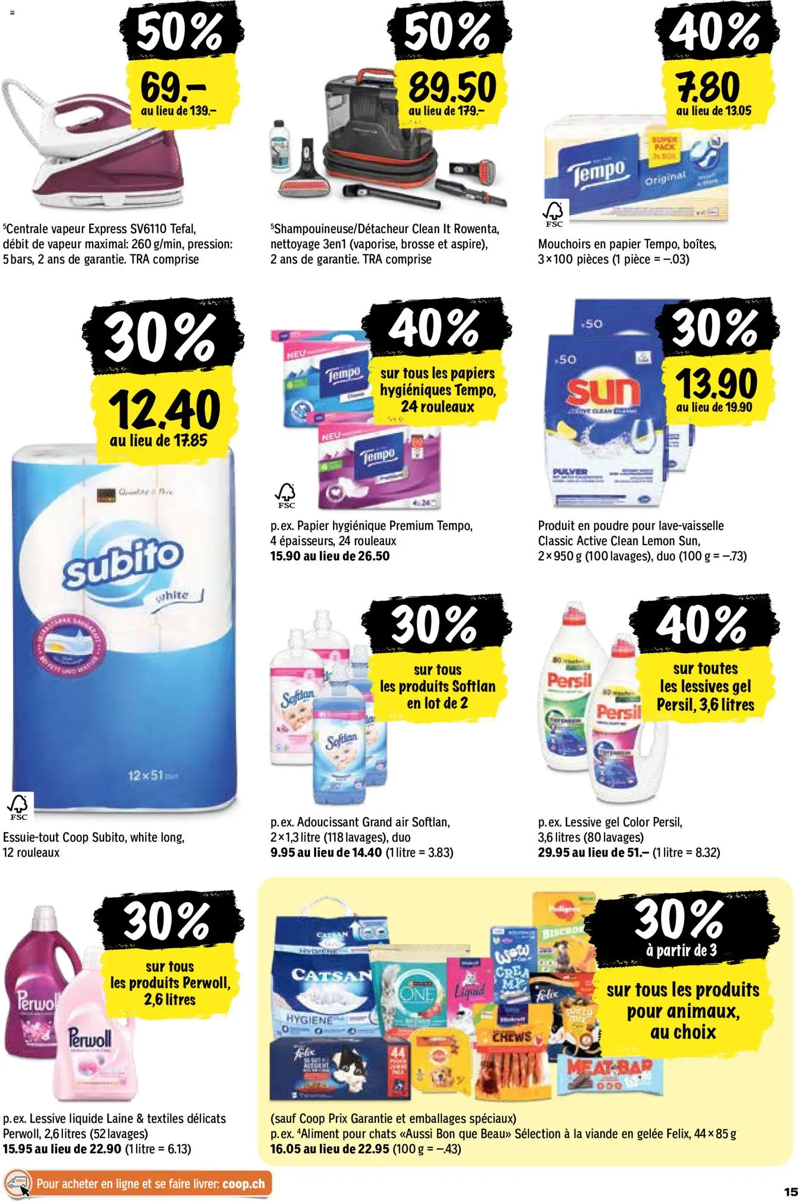 Coop aktionen FR – gültig ab 08.10.2026 | Seite: 15 | Produkte: Pulver
