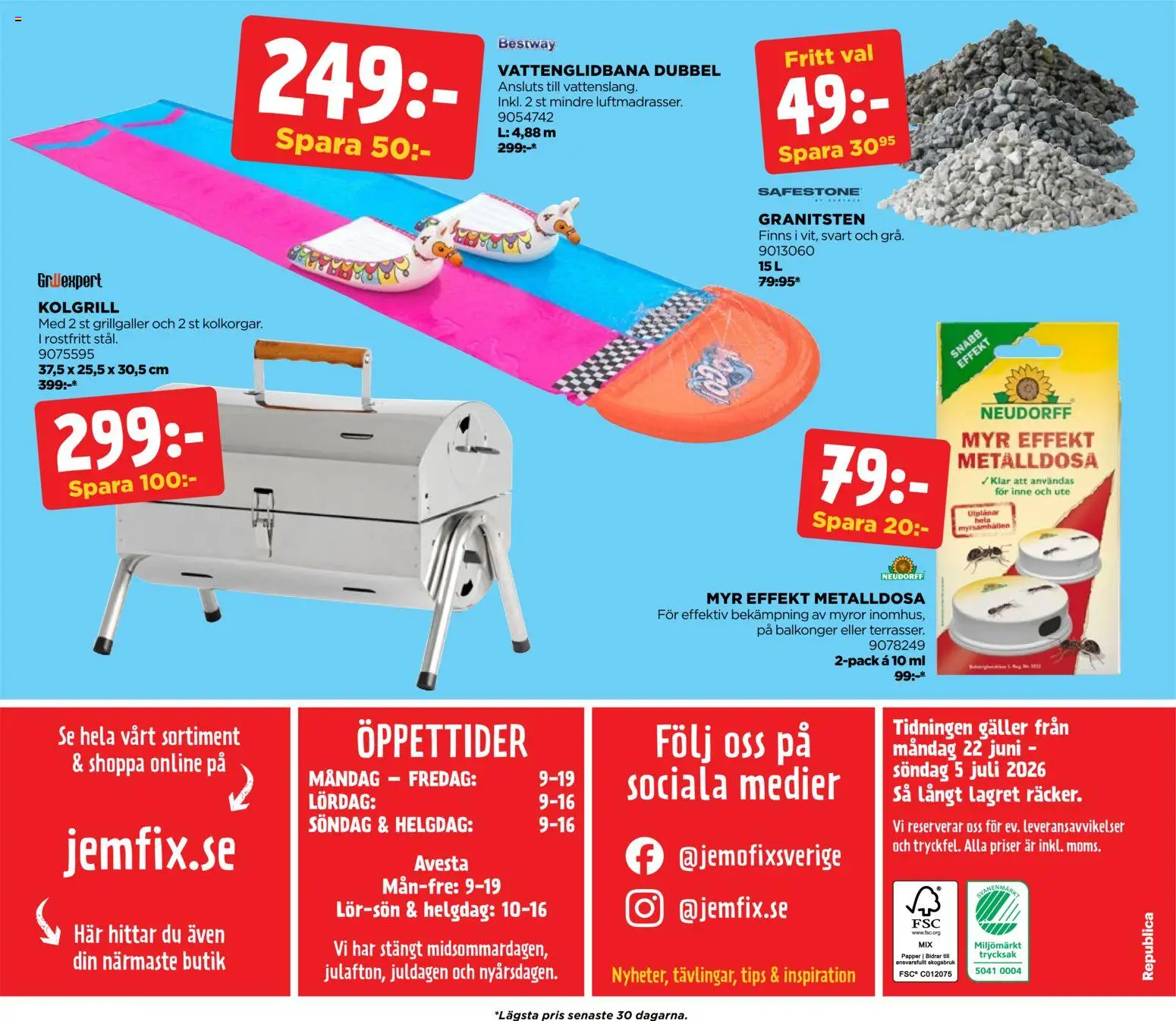 Jem & Fix reklamblad aktuell från 22/06/2026 | Sida: 20