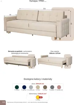 Pogląd oferty "Bodzio Katalog" - ważna od 01.04.2026 | Strona: 130 | Produkty: Pościel, Miód, Kanapa, Róż