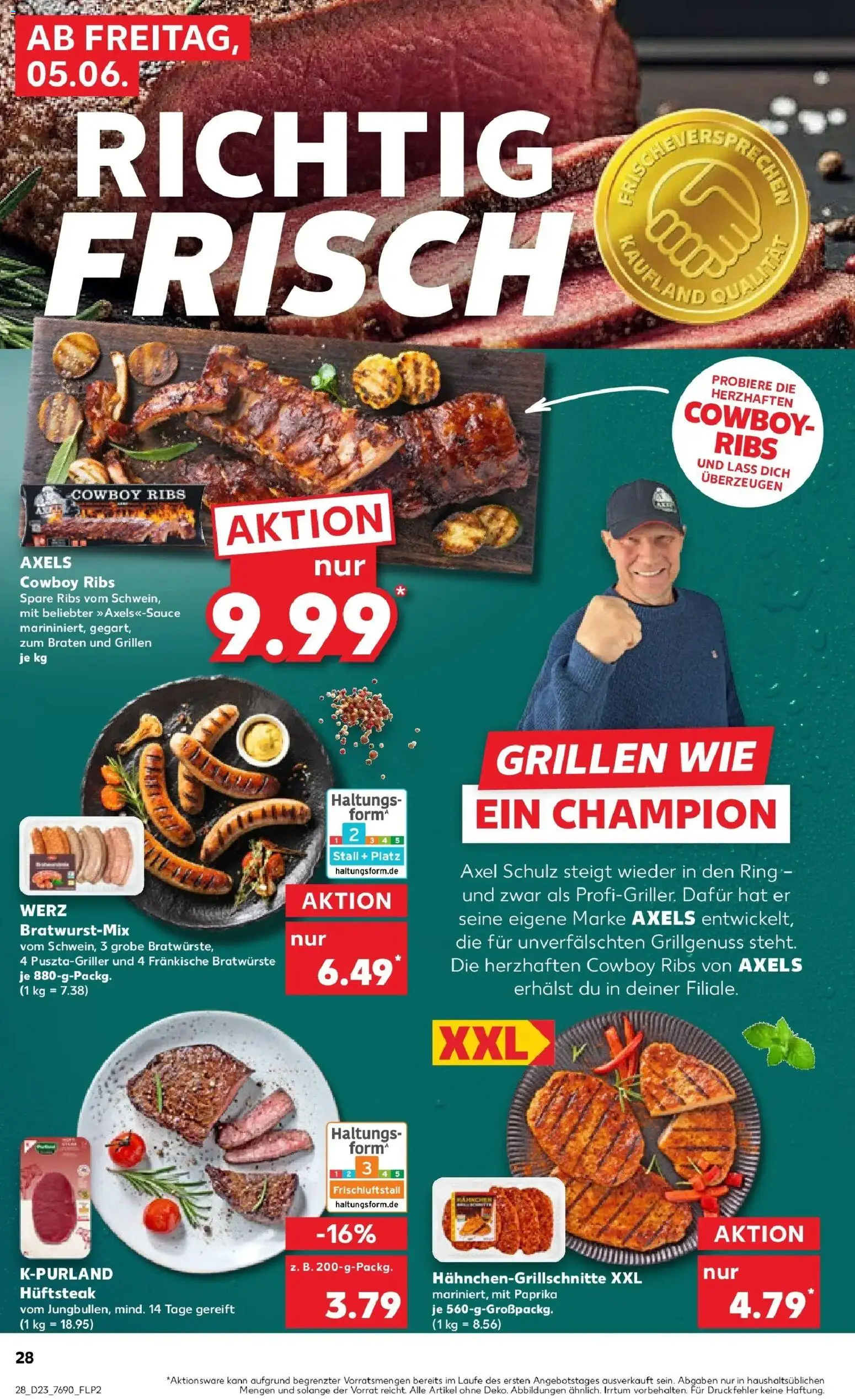Kaufland Prospekt Radolfzell Am Bodensee – gültig ab 01.06.2026 | Seite: 35 | Produkte: Spare ribs, Paprika, Steak