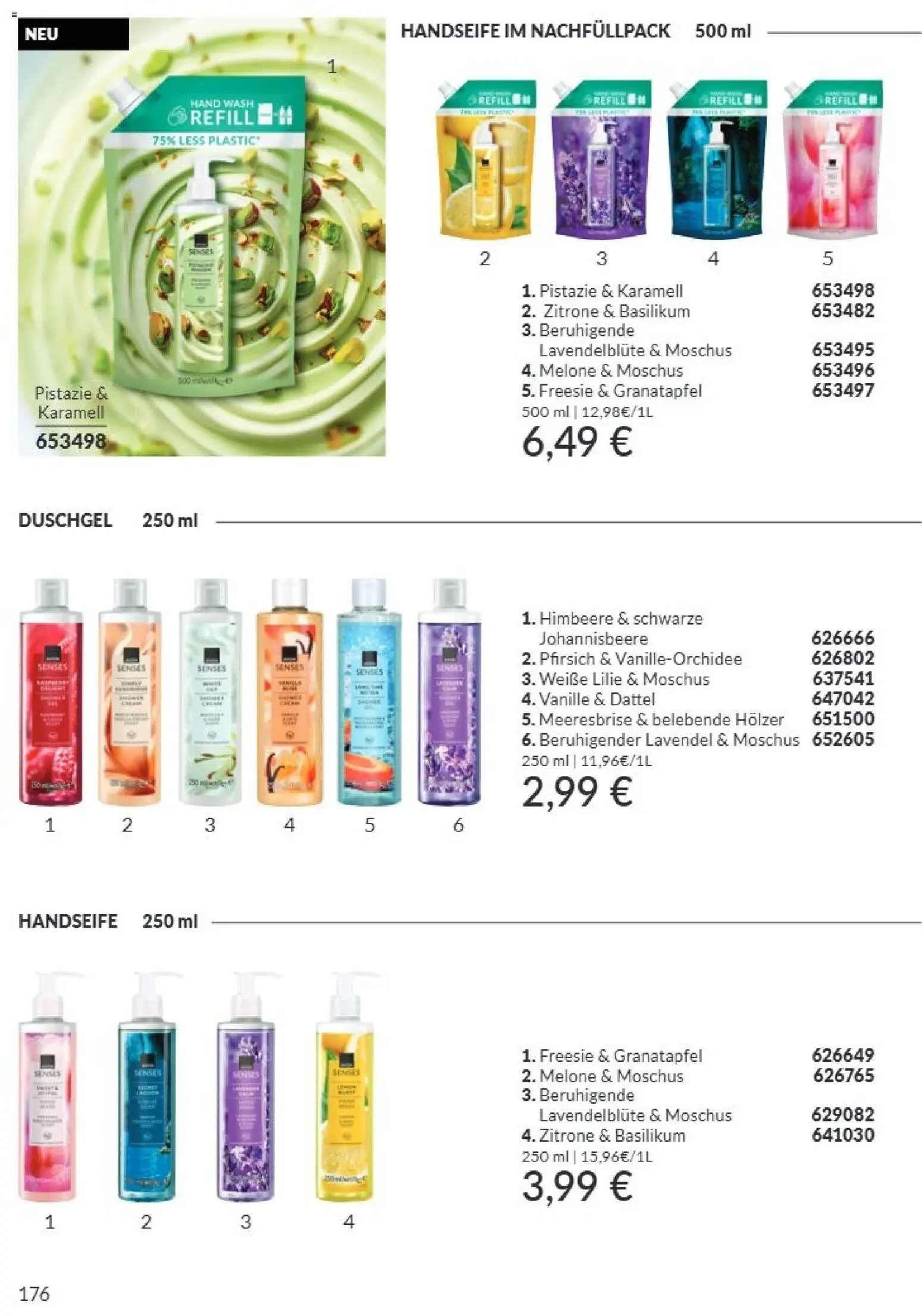AVON Katalog September 2026 – gültig ab 01.09.2026 | Seite: 172 | Produkte: Vanille, Zitrone, Pfirsich, Dattel