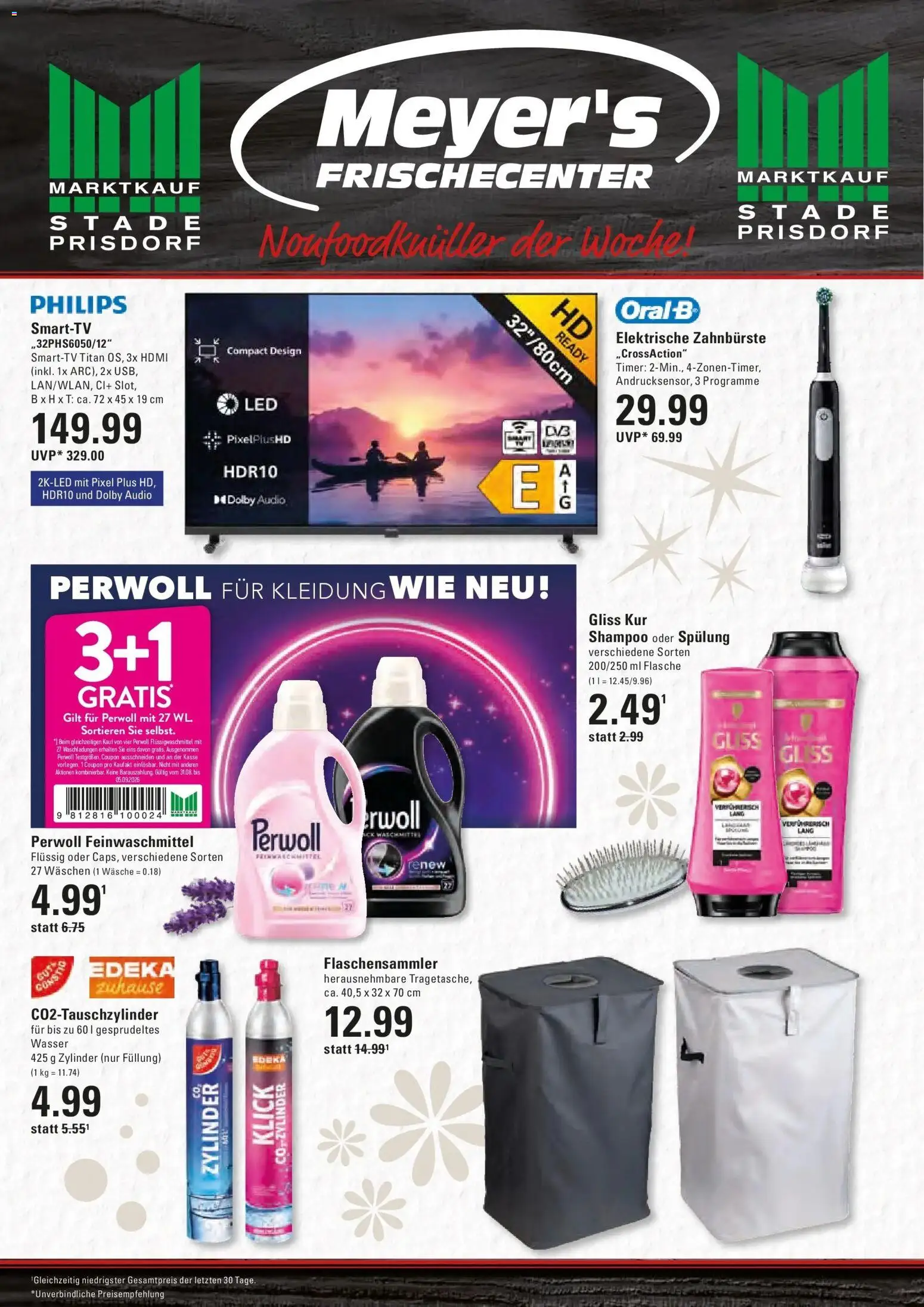 Edeka Prospekt Prisdorf (ab 31.08.2026) » Angebote Online | Seite: 16 | Produkte: Philips, Shampoo, Zahnbürste, Wasser
