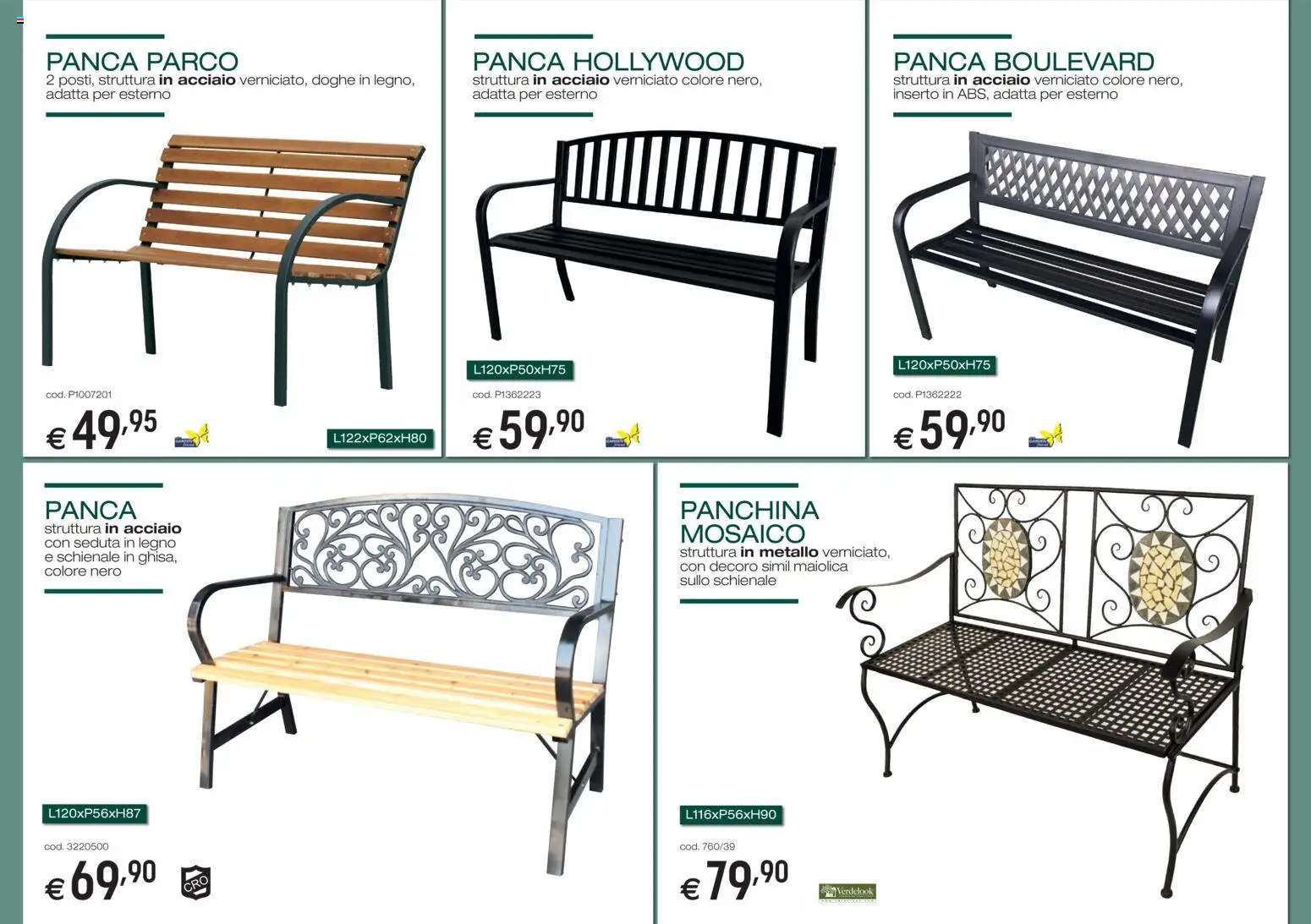 Volantino Brico OK del 05/03/2026 | Pagina: 14 | Prodotti: Panca, Panchina