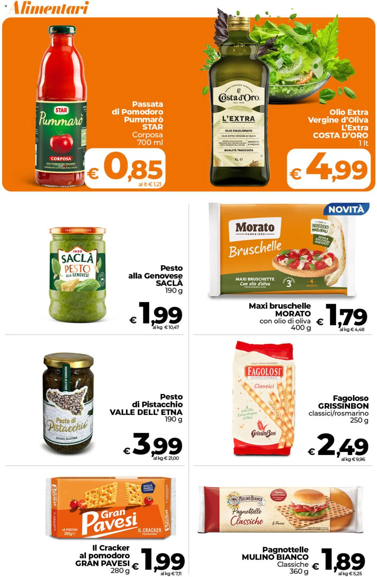 Volantino Ipercoop del 11/08/2026 | Pagina: 37 | Prodotti: Pomodoro, Pesto, Olio extra vergine, Olio d'oliva