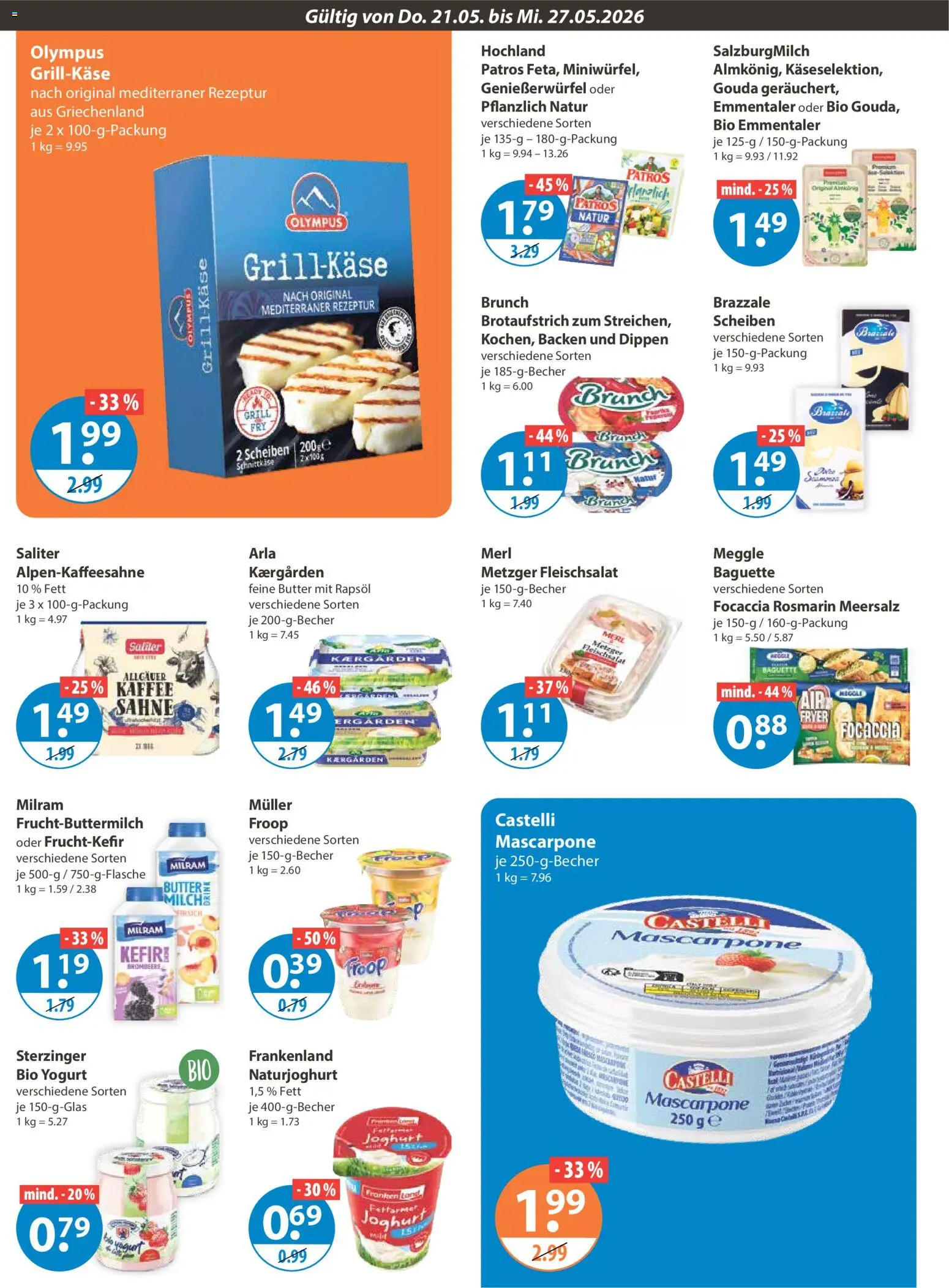 V-Markt Schwaben / Oberbayern – gültig ab 21.05.2026 | Seite: 6 | Produkte: Froop, Kaffee, Milram, Pfirsich