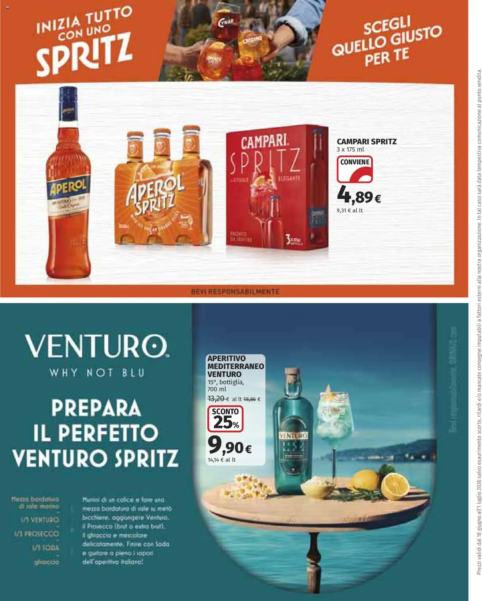Volantino Ipercoop del 18.06.2026 | Pagina: 46 | Prodotti: Sale, Data, Aperol, Aperitivo