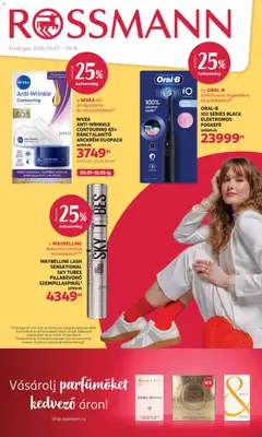 Rossmann akciós újság - amely érvényes a következő dátumtól: 2026.09.07.