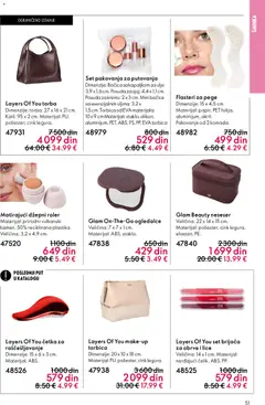 Oriflame katalog April Maj 2026 - pregled Oriflame kataloga - važi od 22.04.2026 | Strana: 51 | Proizvode: Kaiš, Šminka, Pakovanje, Ulje