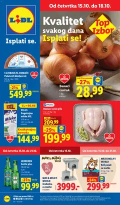 Lidl katalog - pregled Lidl kataloga - važi od 15.10.2026