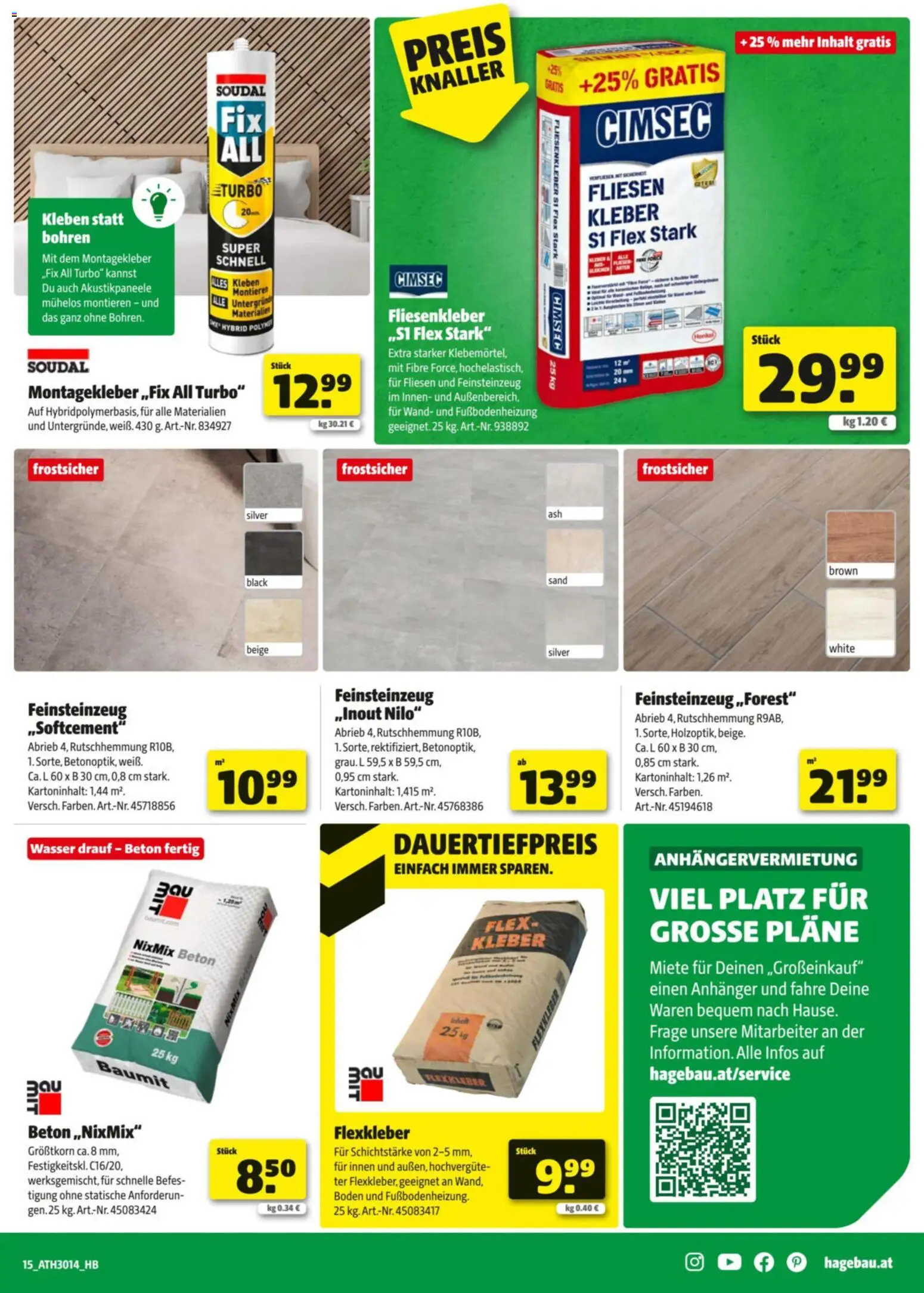 Hagebau Flugblatt gültig ab 27.04.2026 | Seite: 15 | Produkte: Wasser