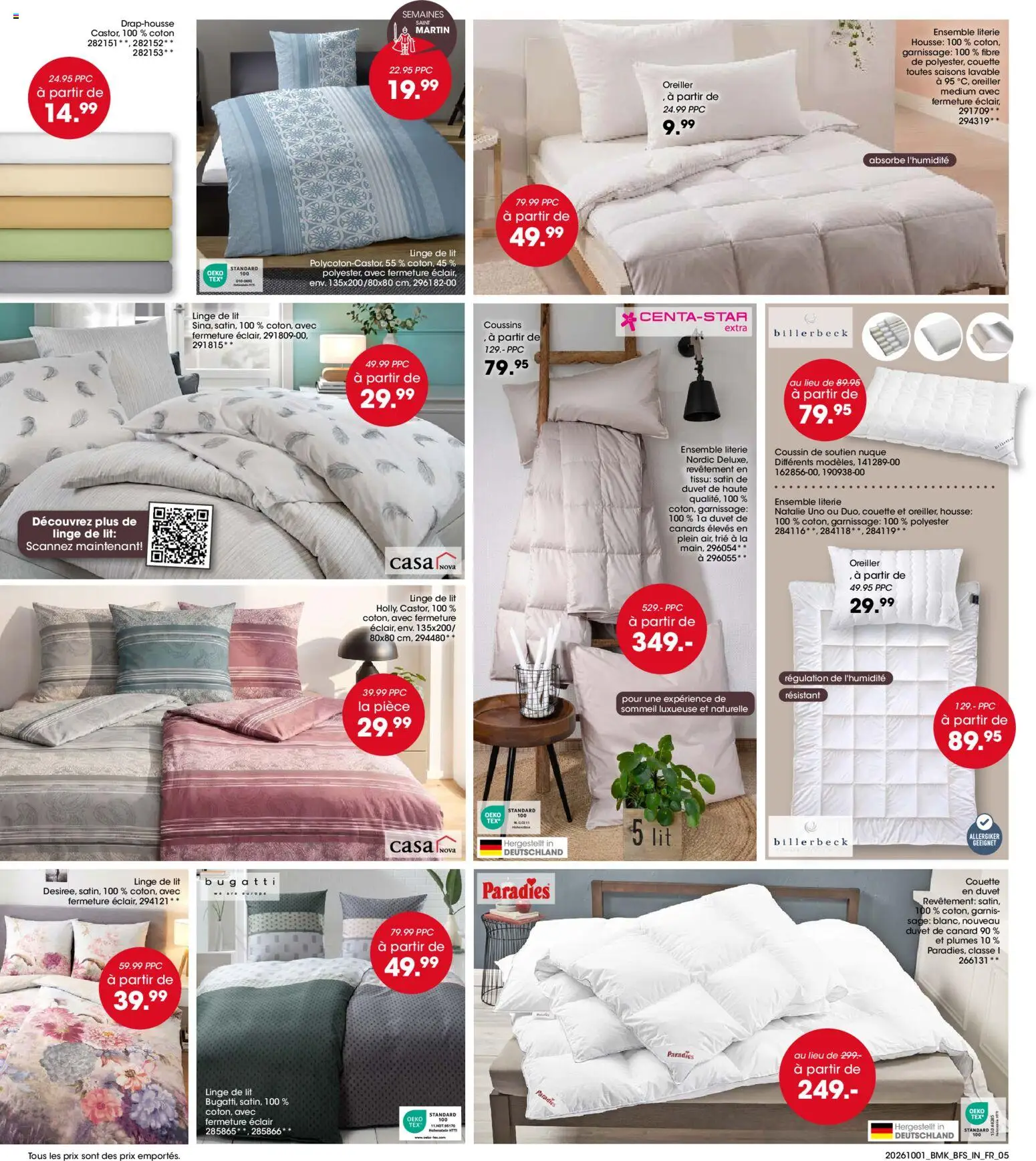 {H1} | Page: 5 | Produits: Canard, Coton, Lit, Couette
