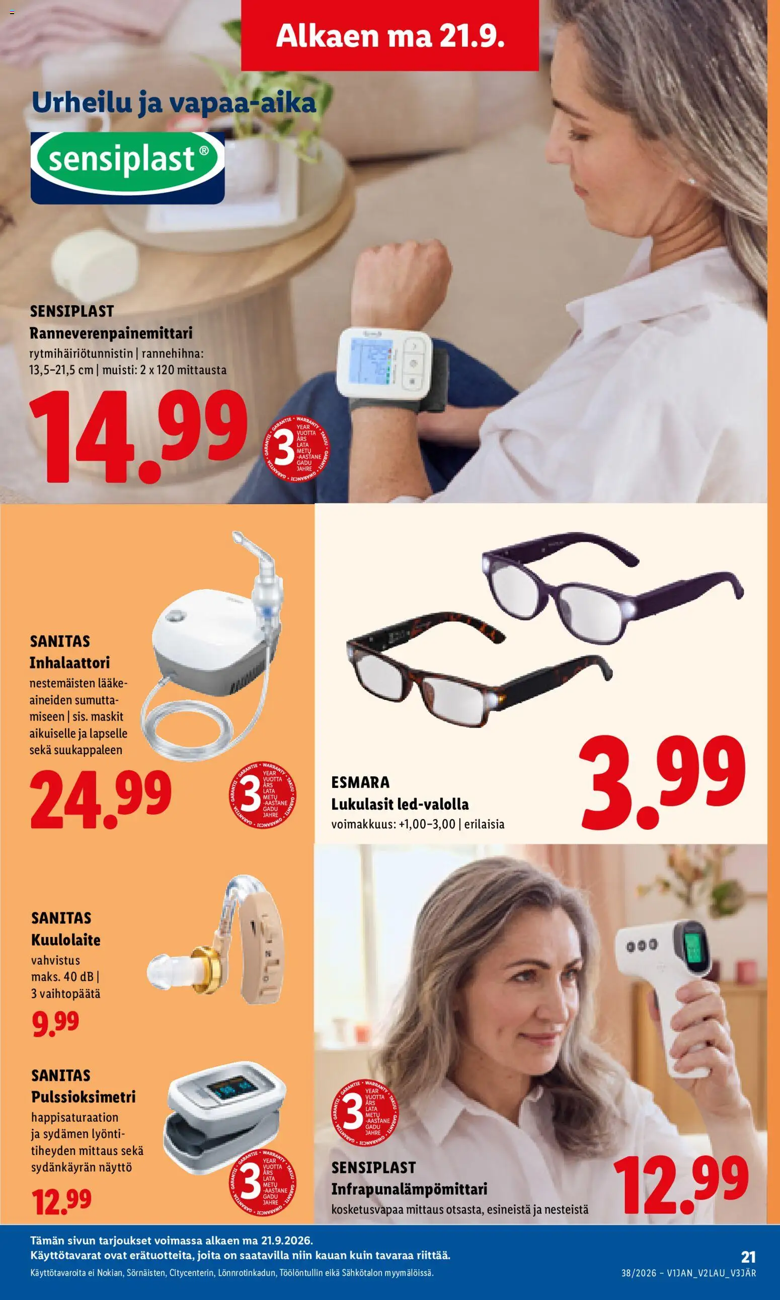 Lidl tarjoukset - Tampere – voimassa 21/09/2026 alkaen | Sivu: 11 | Tuotteet: Näyttö