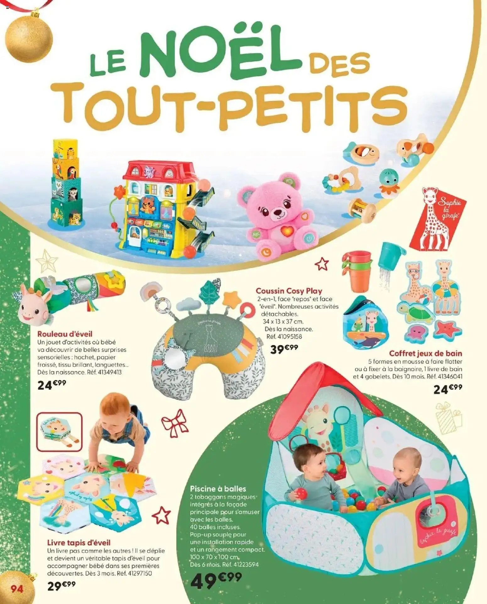 La Grande Récré - LE NOËL DE TOUTES LES PASSIONS à partir du 14/10/2026 - promo en ligne | Page: 94 | Produits: Rouleau, Tapis, Piscine, Jeux