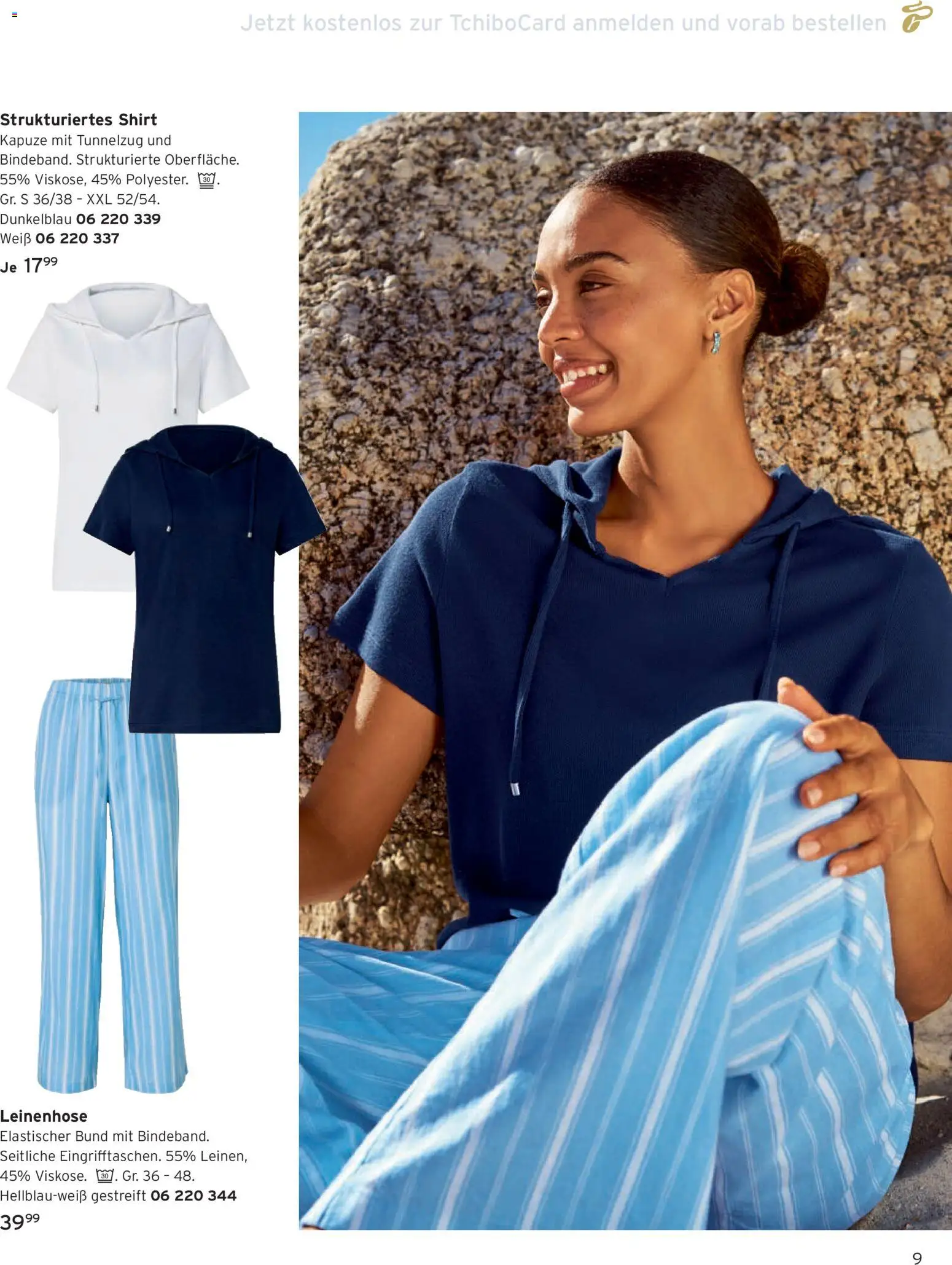 Angebote Tchibo – gültig ab 01.06.2026 | Seite: 9 | Produkte: Shirt, Leinenhose