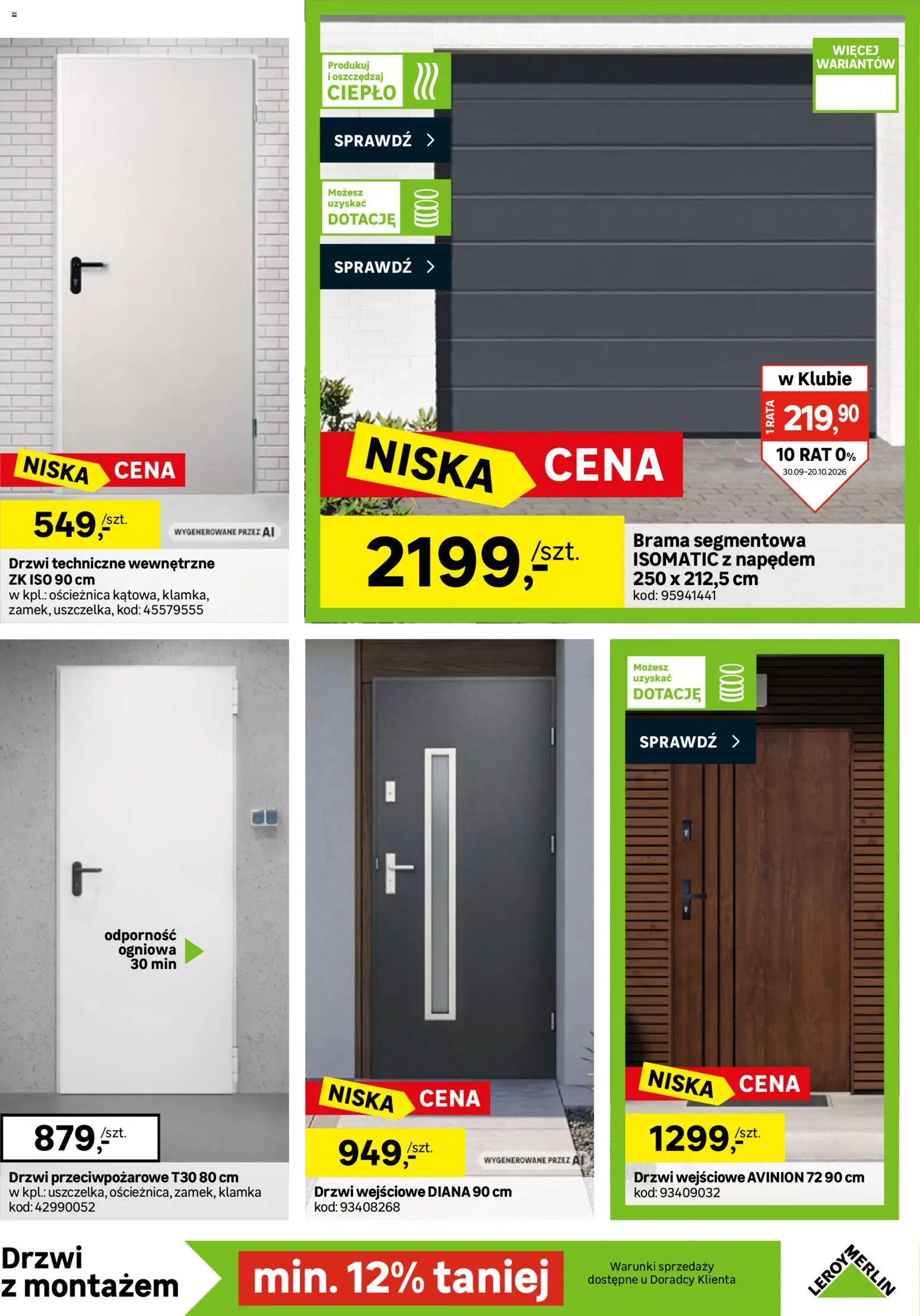 Leroy Merlin gazetka od 30.09.2026 | Strona: 29 | Produkty: Drzwi