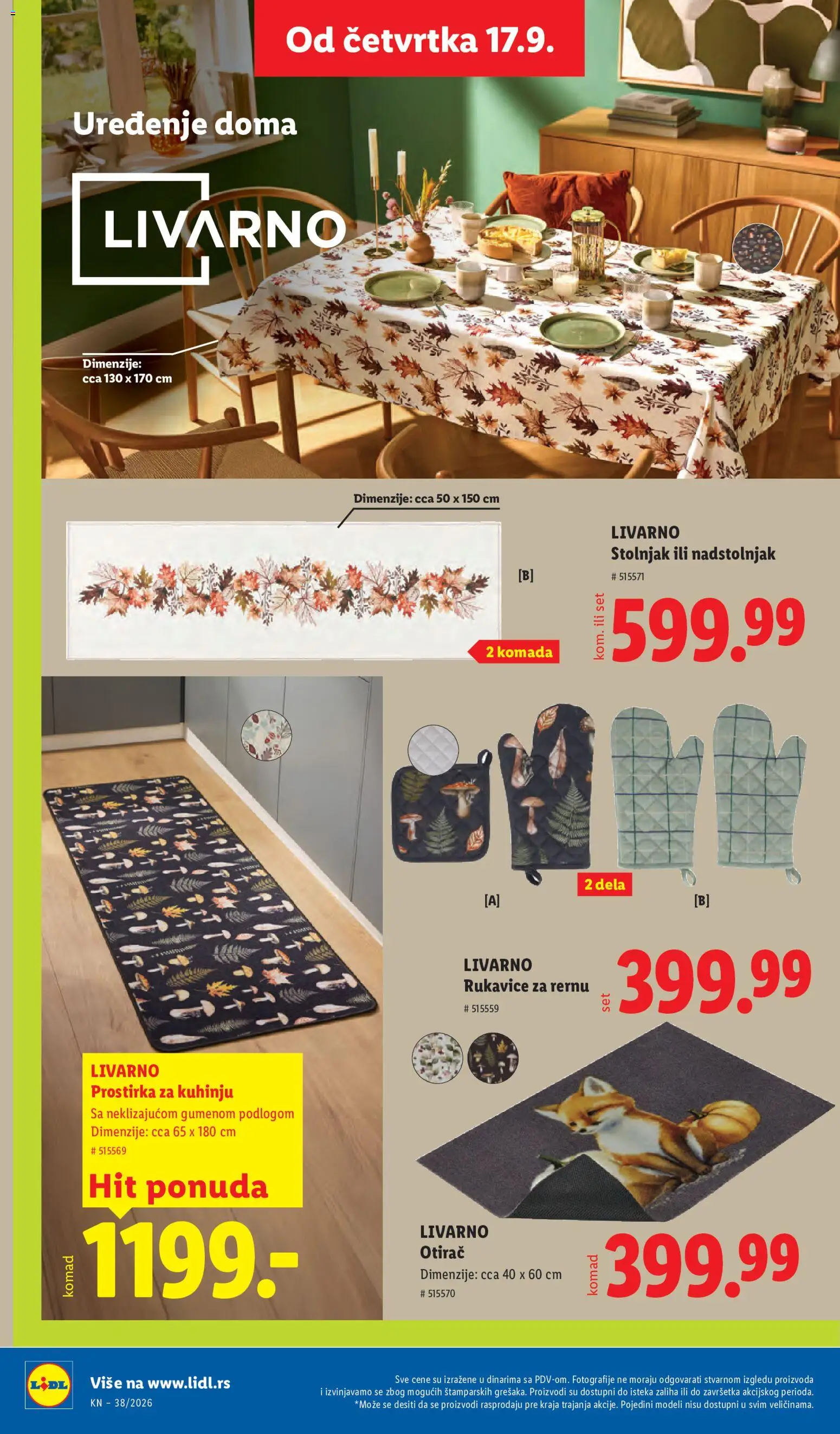 Lidl katalog - važi od 17.09.2026 | Strana: 70