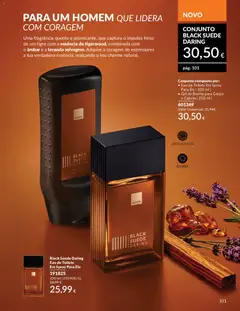 Pré-visualização Black Suede Daring Eau de Toilette Em Spray Para Ele, 100 ml válido de 01.06.2026 | Página: 101 | Produtos: Fragrância, Eau de toilette, Gel de banho, Banho
