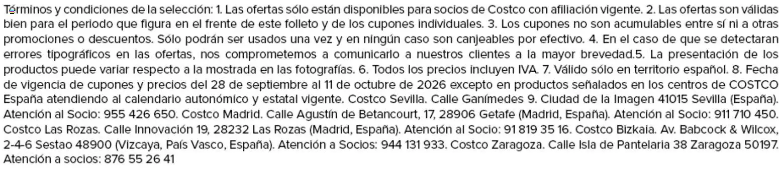 Costco Selección Weider │ válido desde el 28/09/2026 | Página: 11