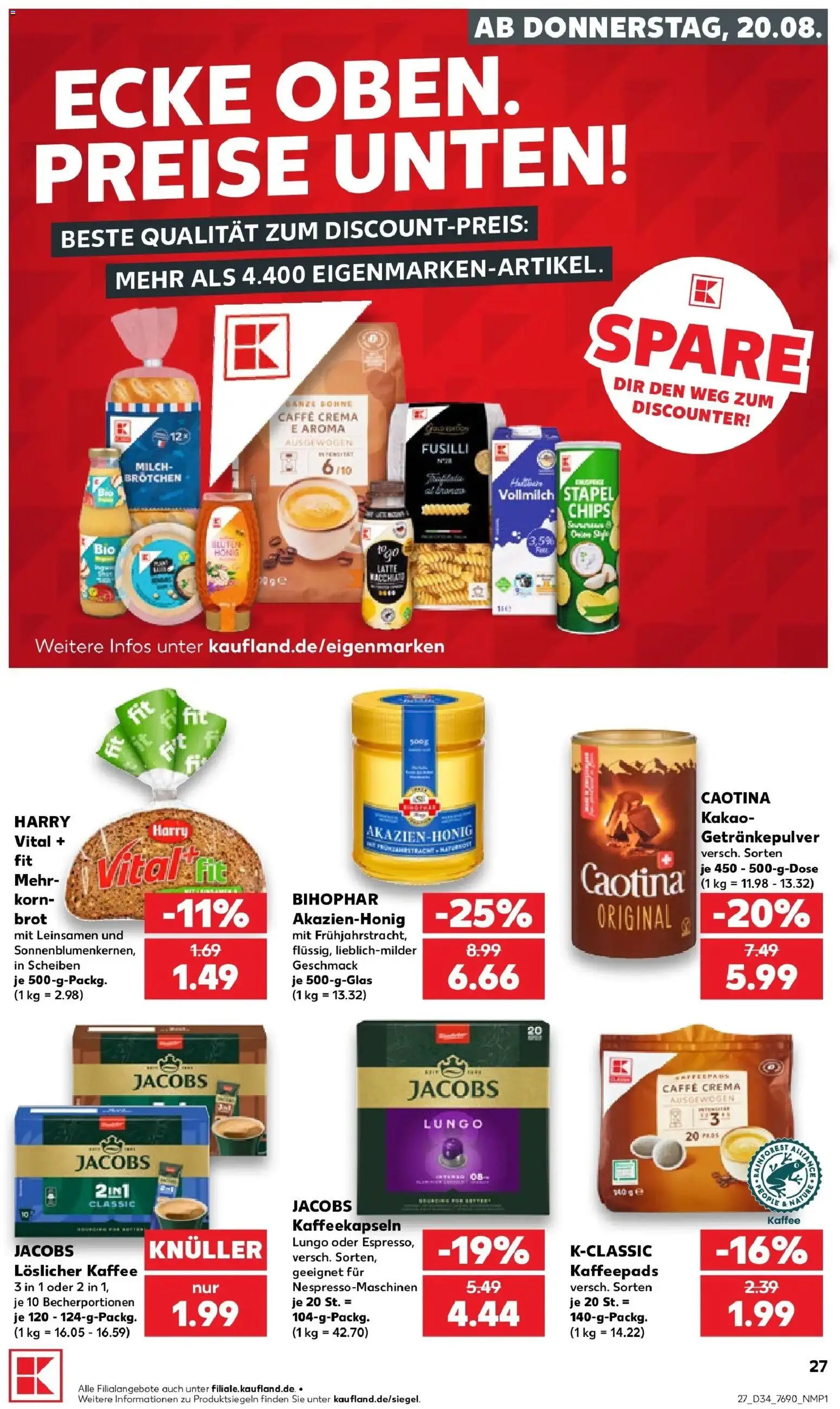 Prospekt Kaufland ab 17.08.2026 » Angebote Online zum Blättern | Seite: 38