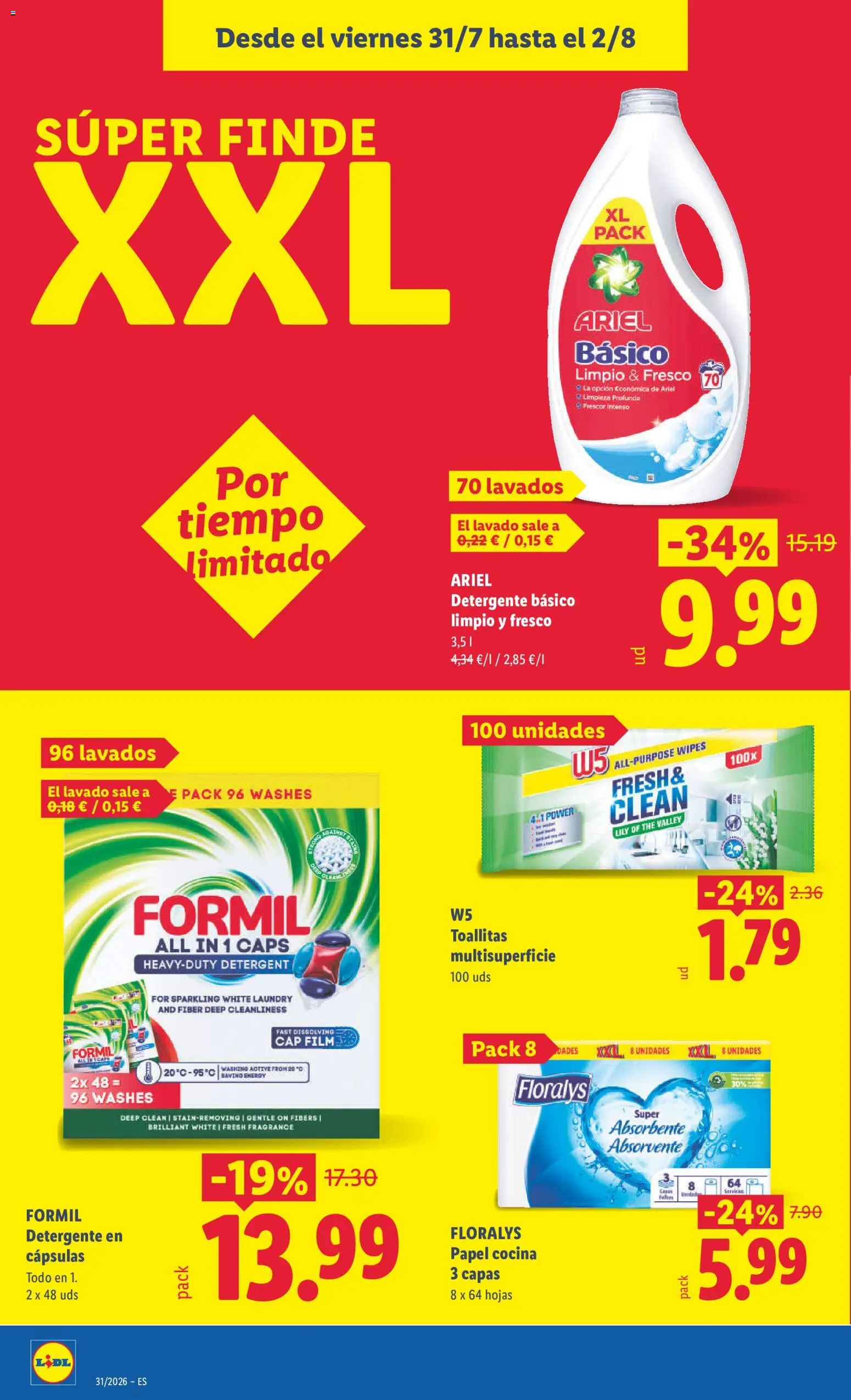 Lidl folleto │ válido desde el 27/07/2026 | Página: 26 | Productos: Detergente, Cocina
